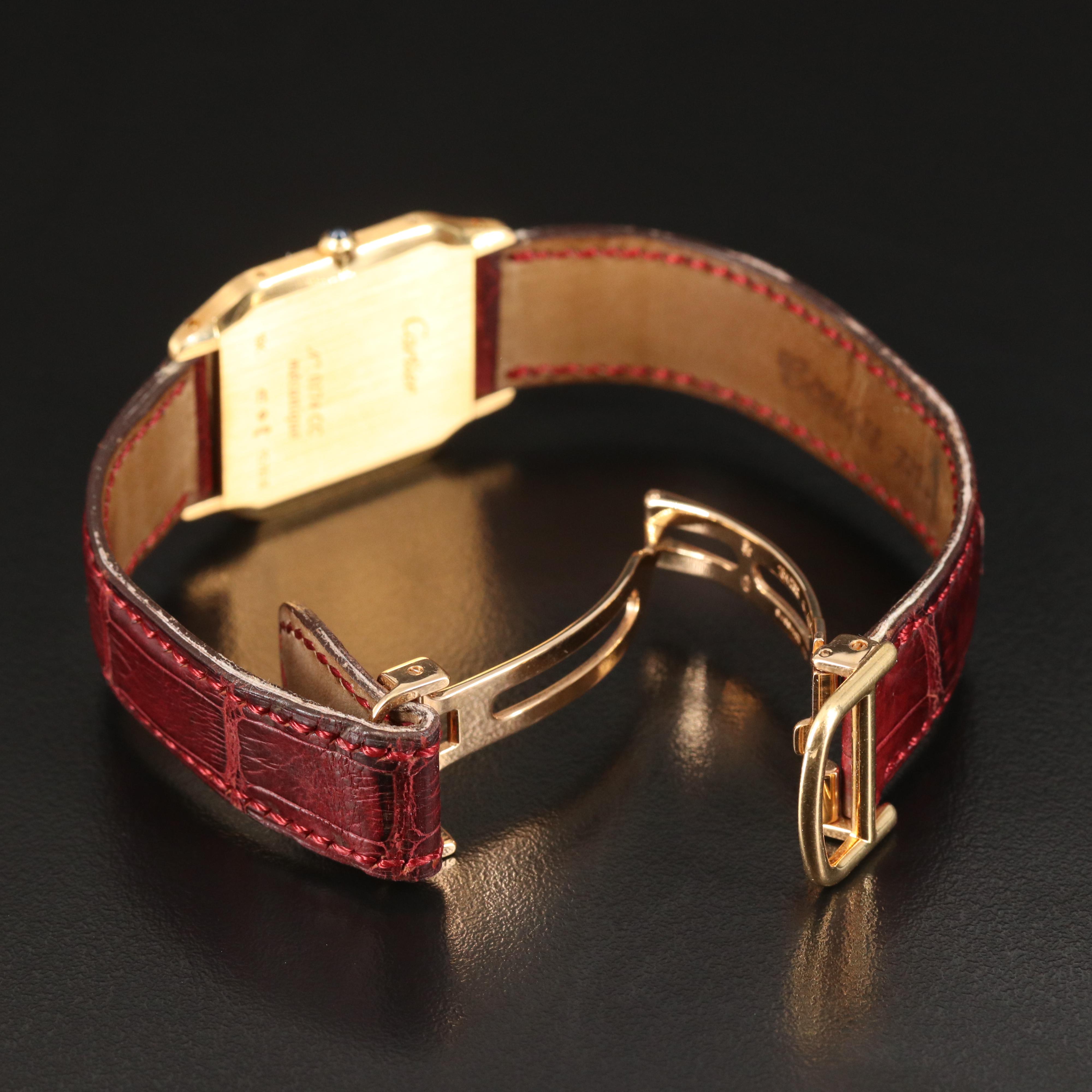 18K Cartier Santos-Dumont Watch