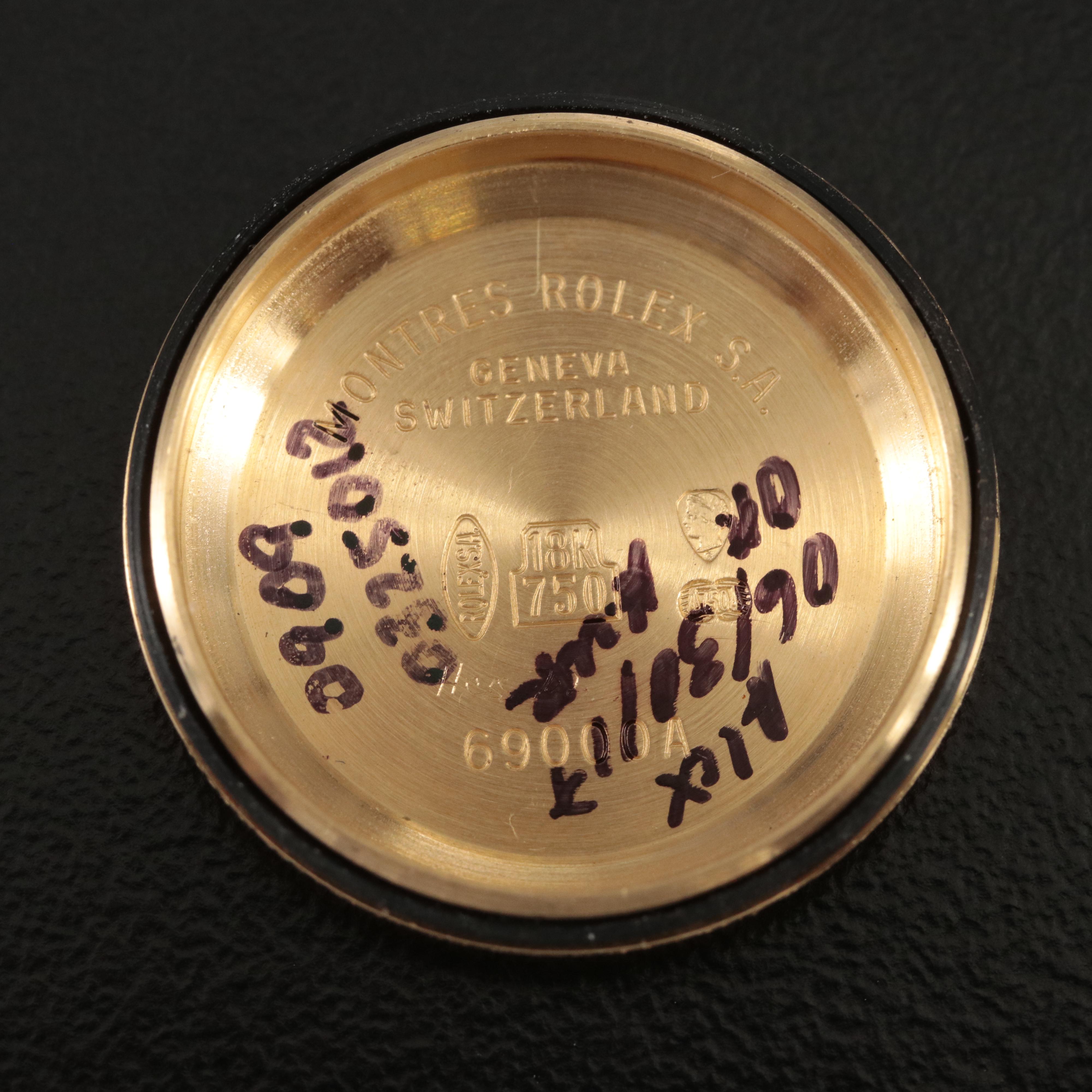 1991 Rolex Datejust 18K 3.00 CTW Diamond Watch