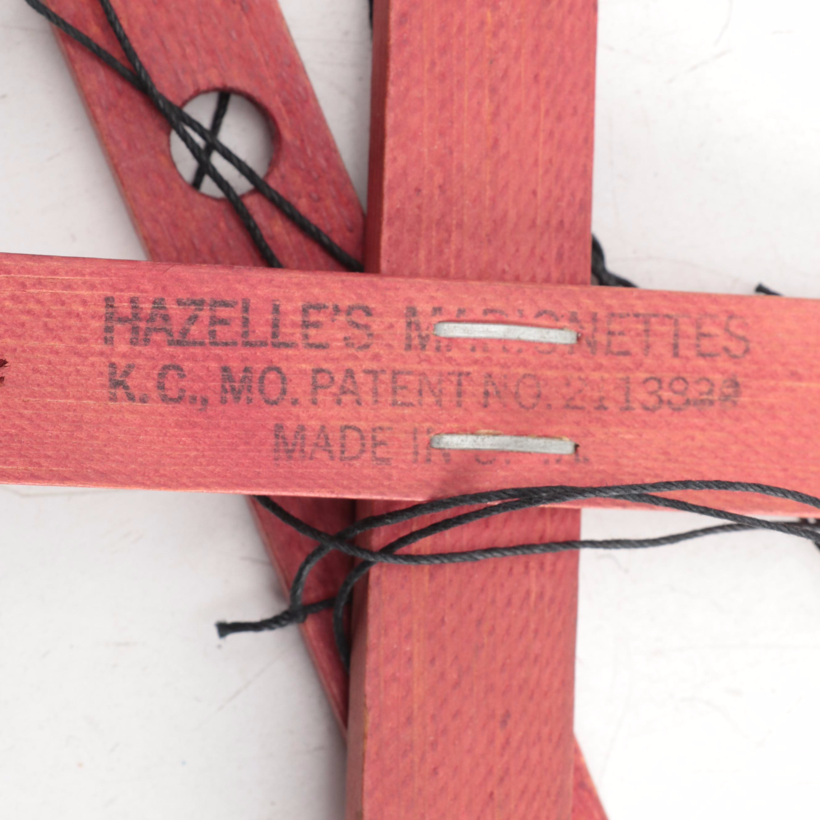 Hazelle's Talking Marionette "Clown" and "Rastus" Puppets, Mid-20th Century