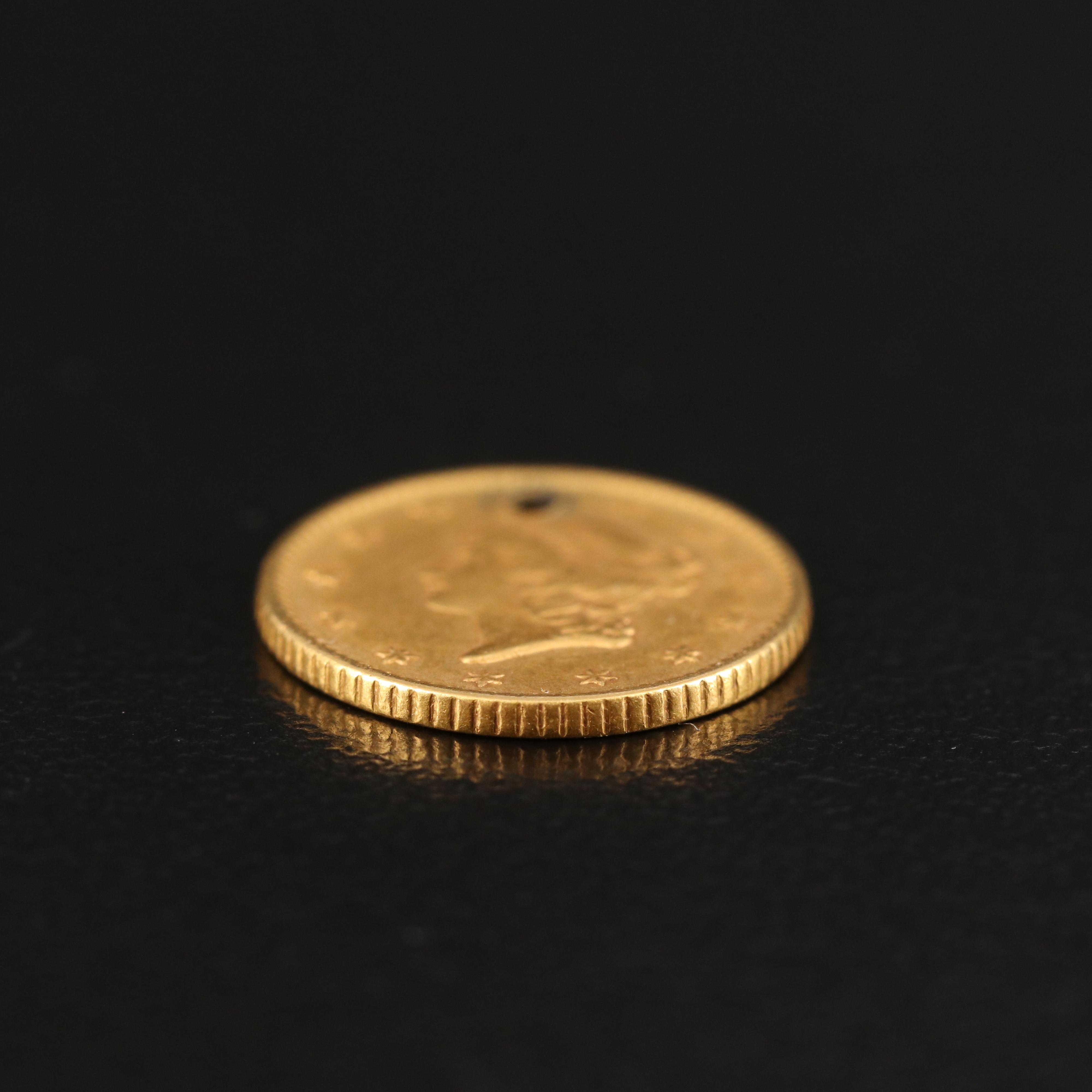 1853 Liberty Head Type I Gold Dollar