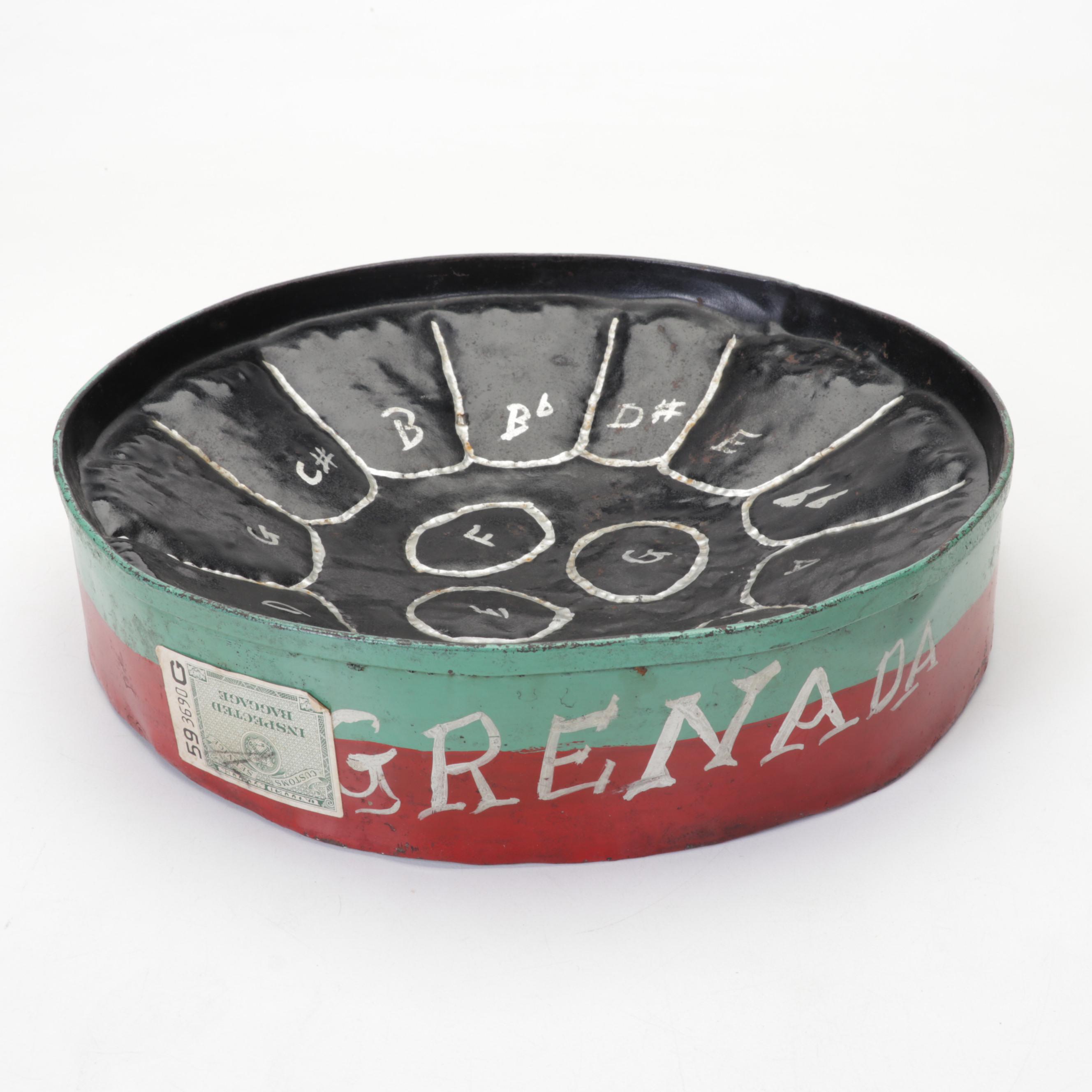 Hand-Painted Calypso Steel Drum