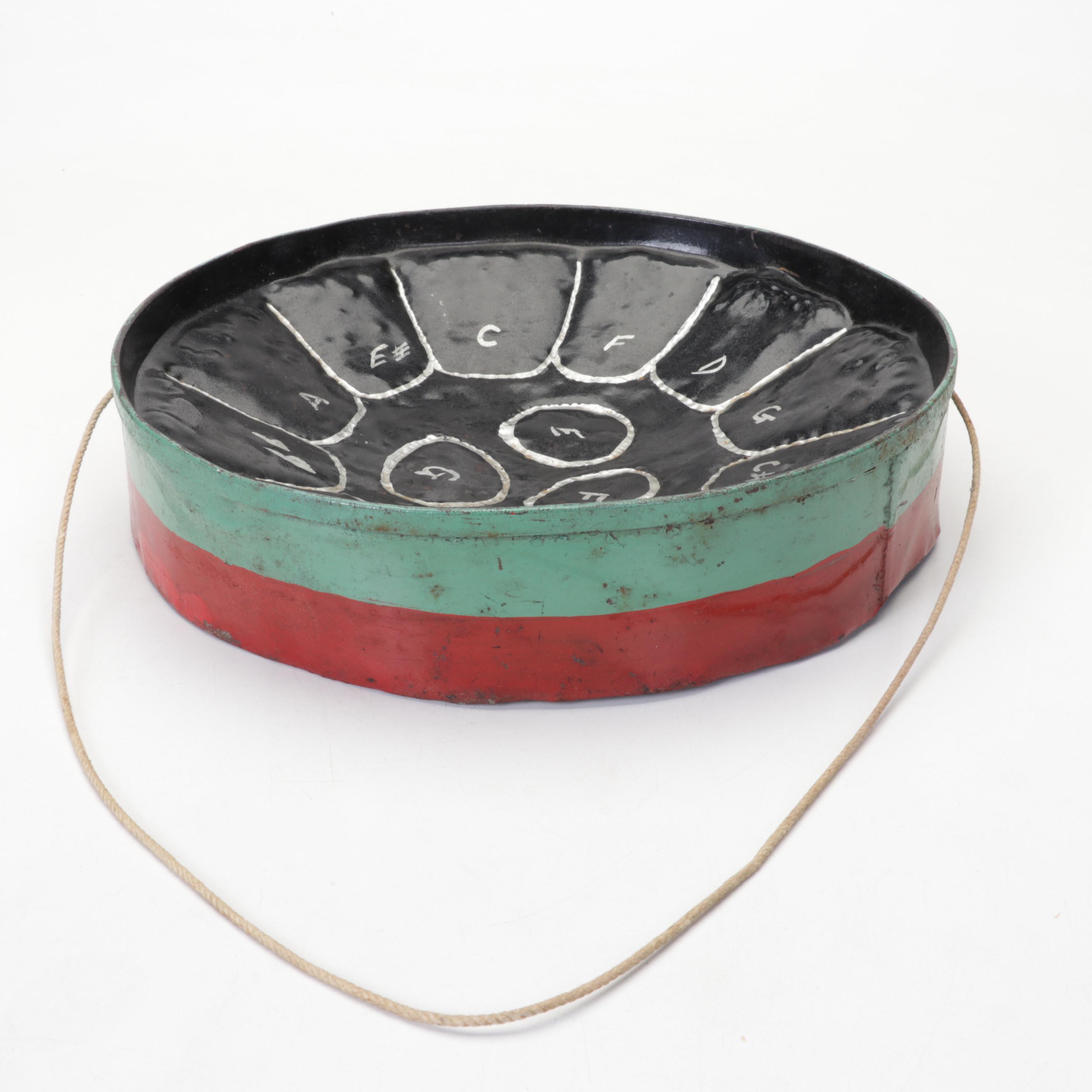 Hand-Painted Calypso Steel Drum