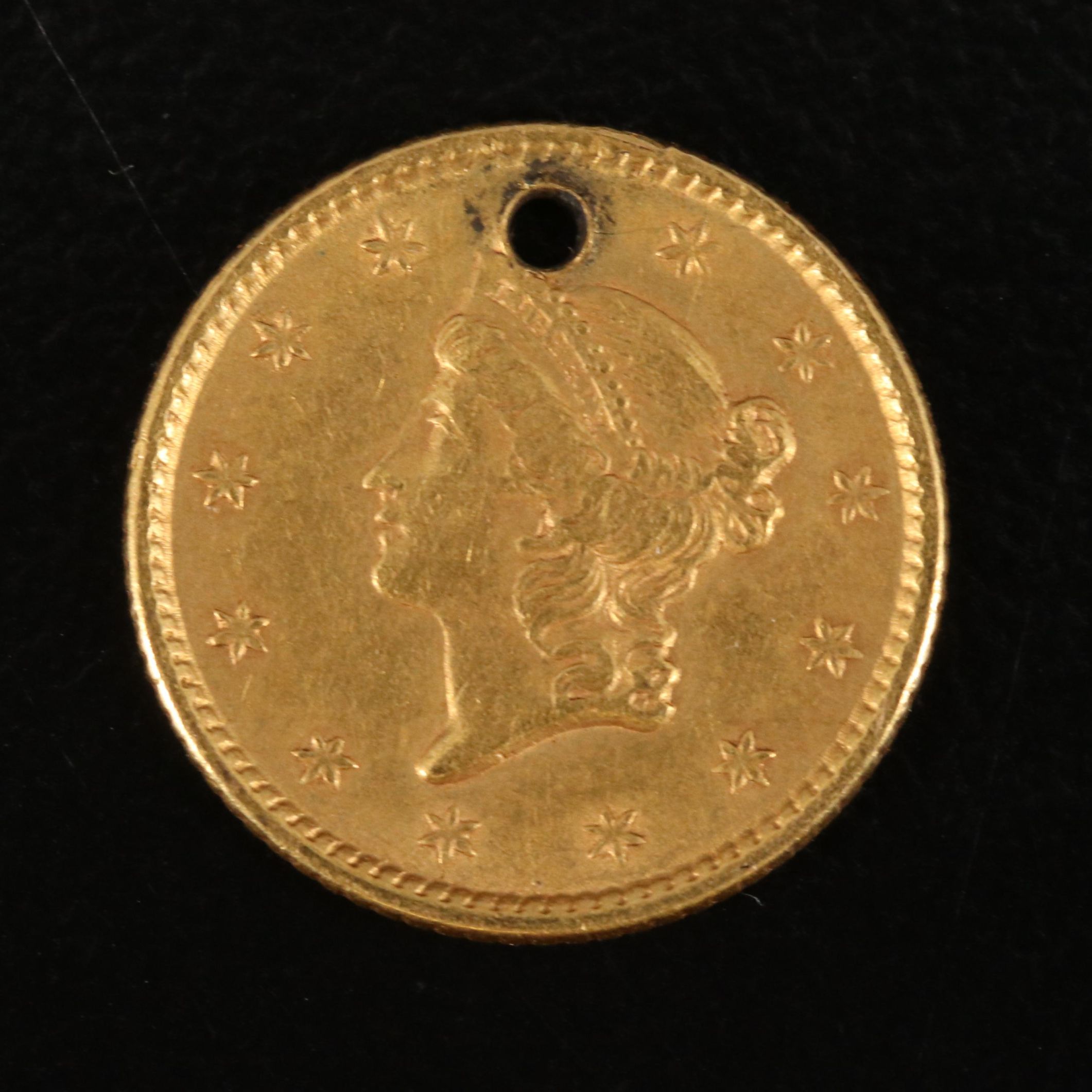 1853 Liberty Head Type I Gold Dollar