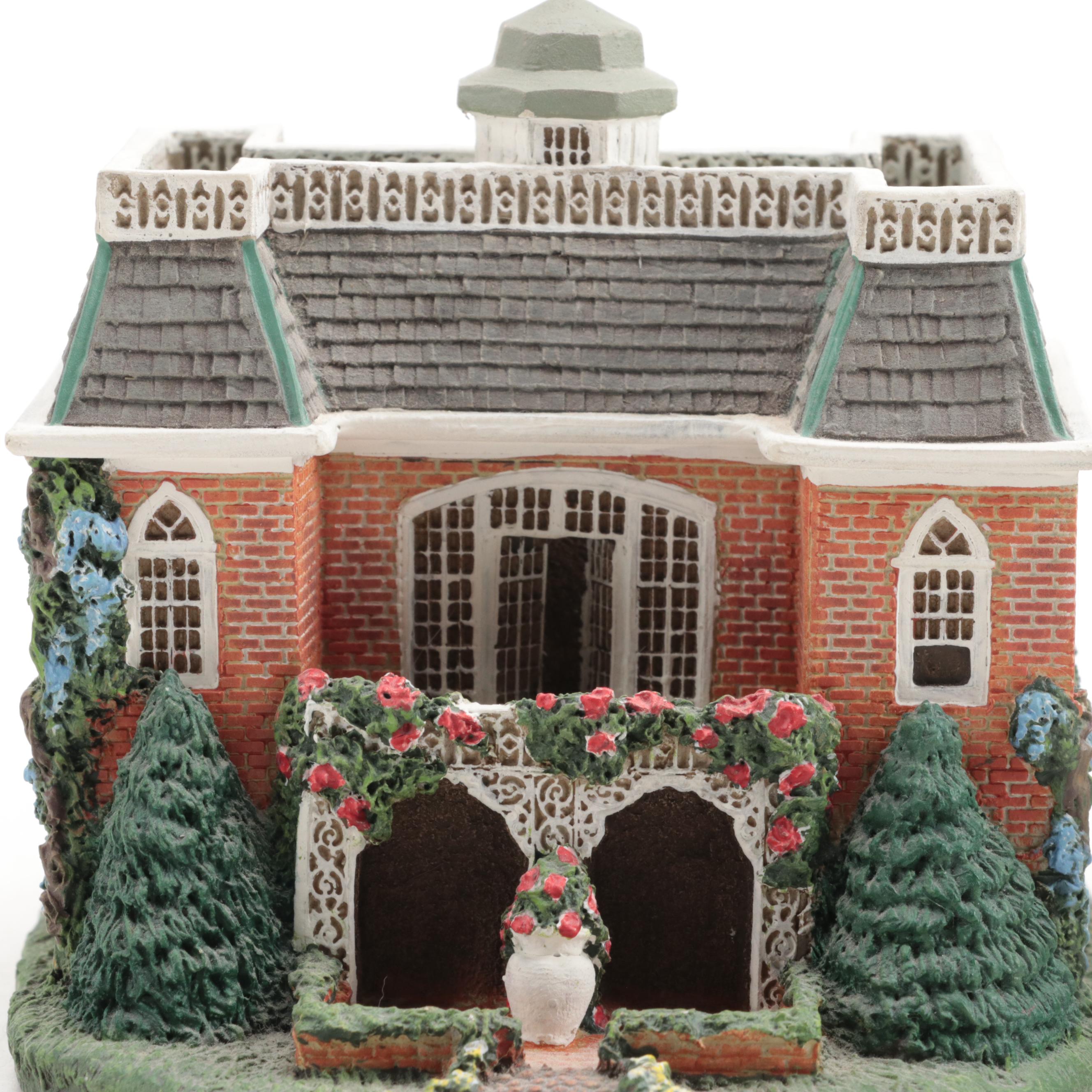 Hawthorne Ceramic Miniatures and W.S. George Gone with the Wind Music Box, 1990s