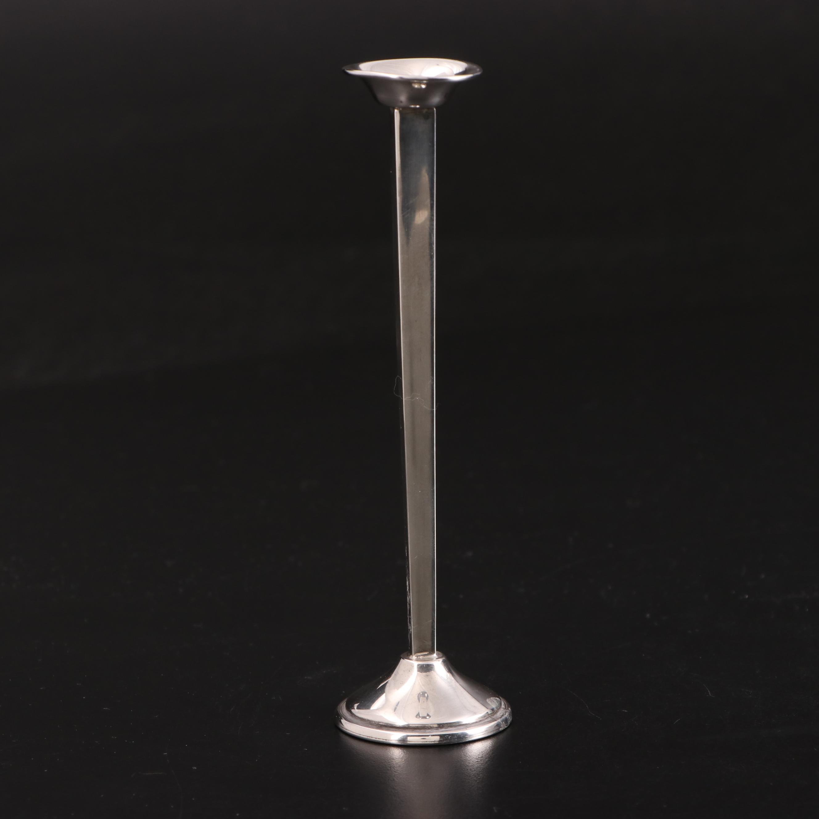 Cartier Sterling Silver Bud Vase, Late 20th Century