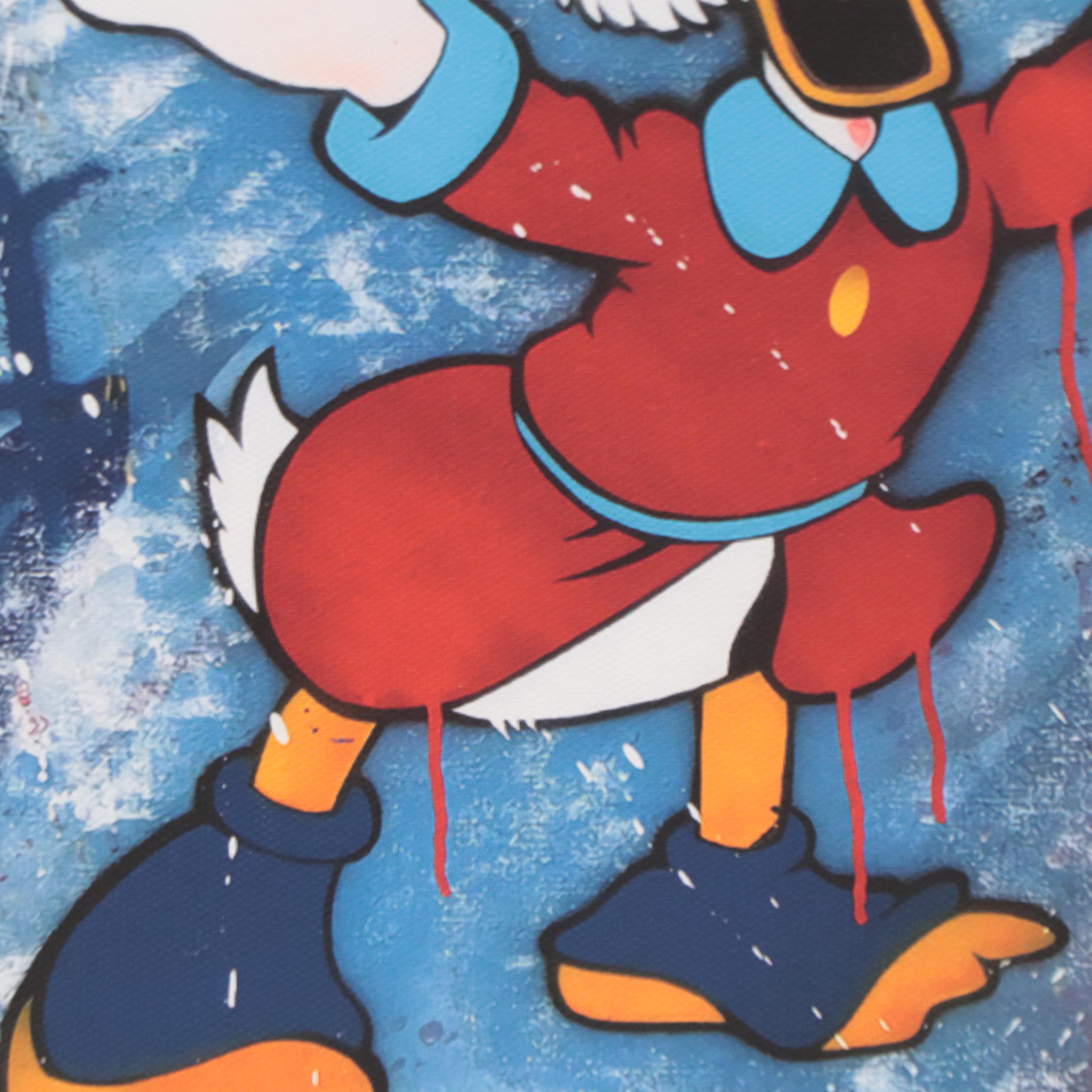 Graffiti Pop Art Inspired Giclée of Scrooge McDuck
