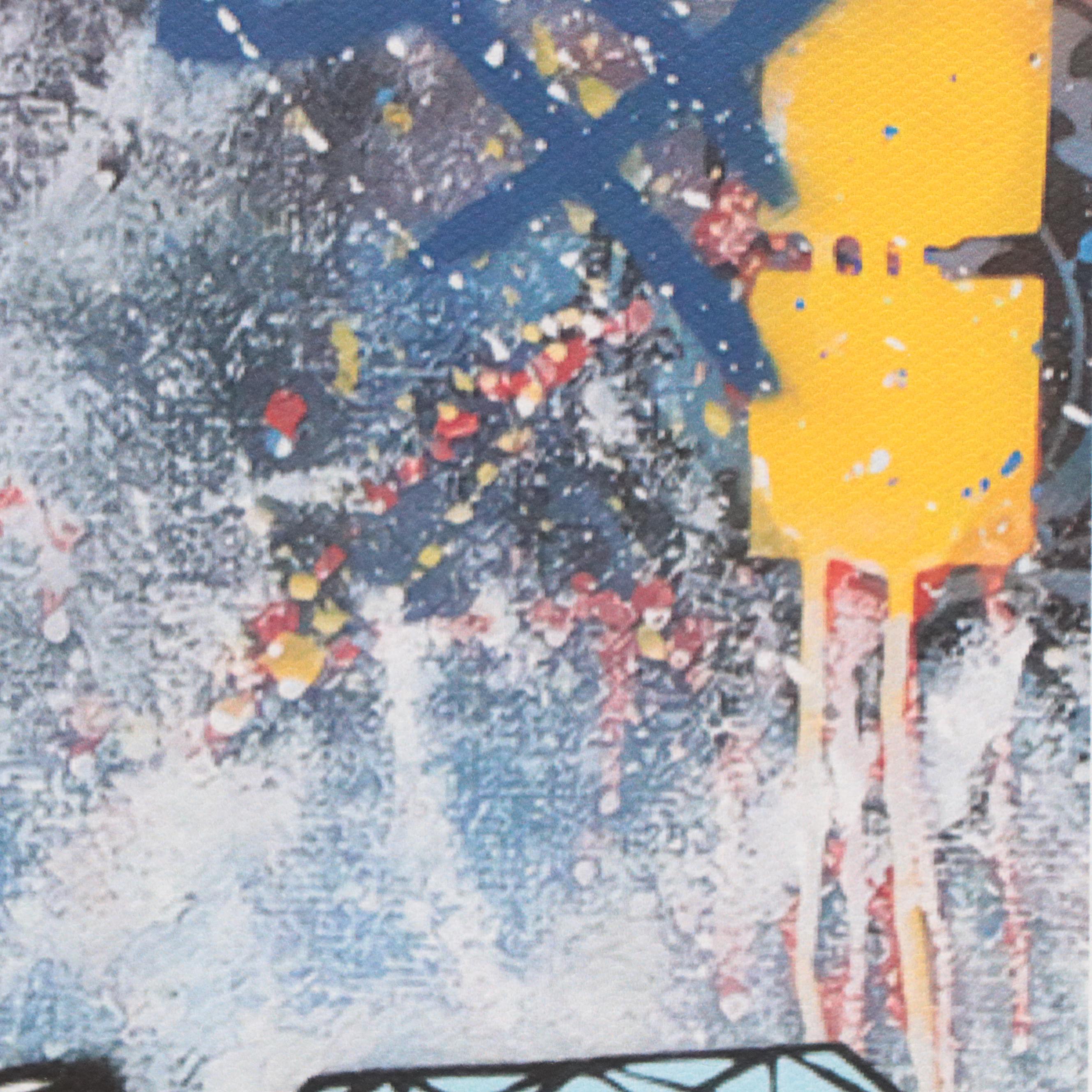 Graffiti Pop Art Inspired Giclée of Scrooge McDuck