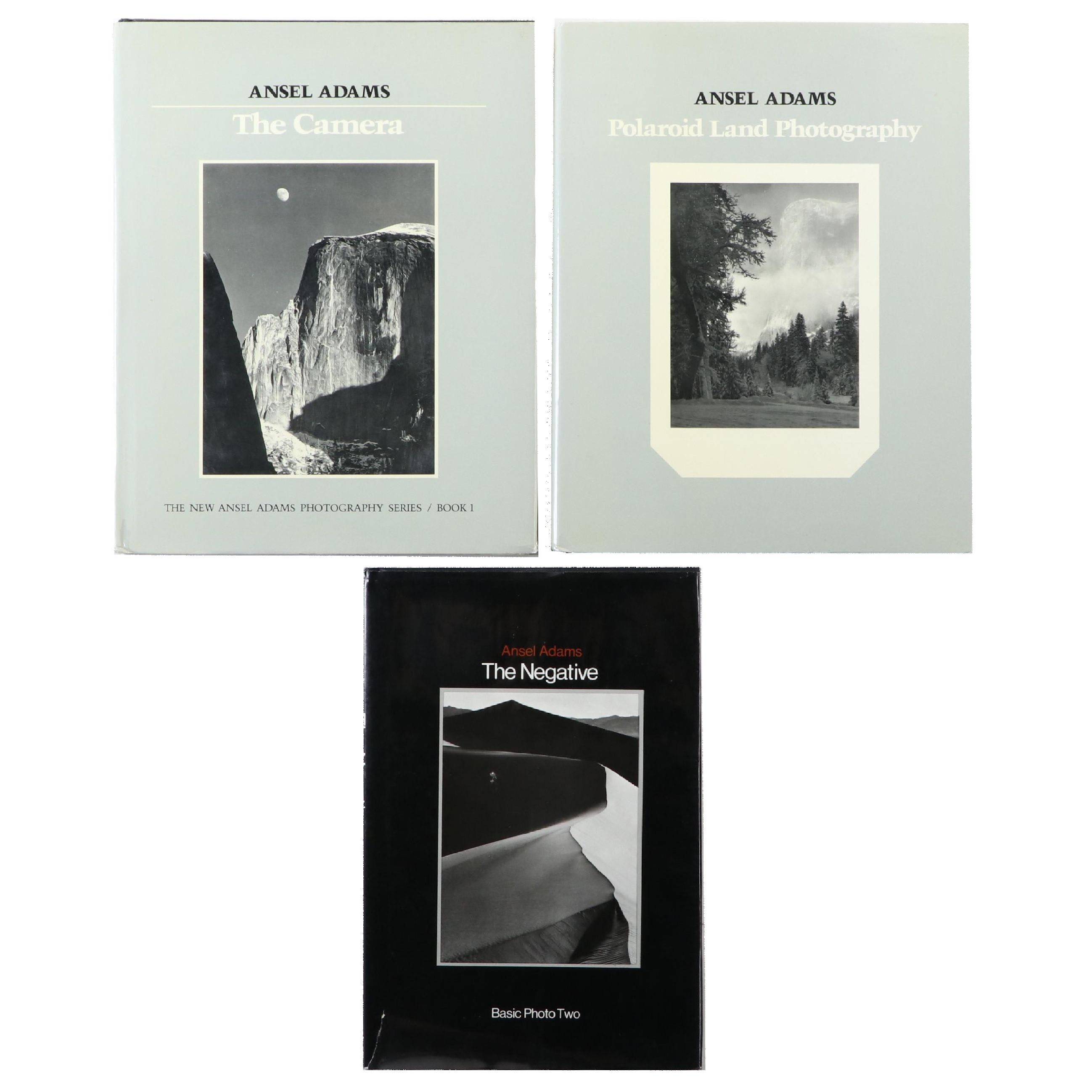 Signed Ansel Adams Photography Books Including "The Camera" and "The Negative"
