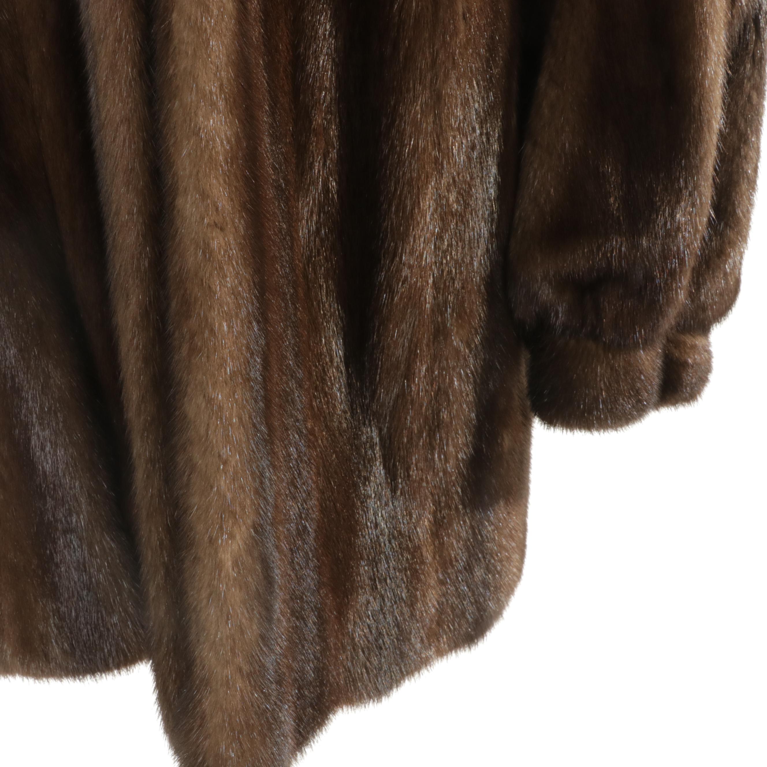 Revillon Paris for Saks Fifth Avenue Medium Pastel Brown Mink Fur Jacket