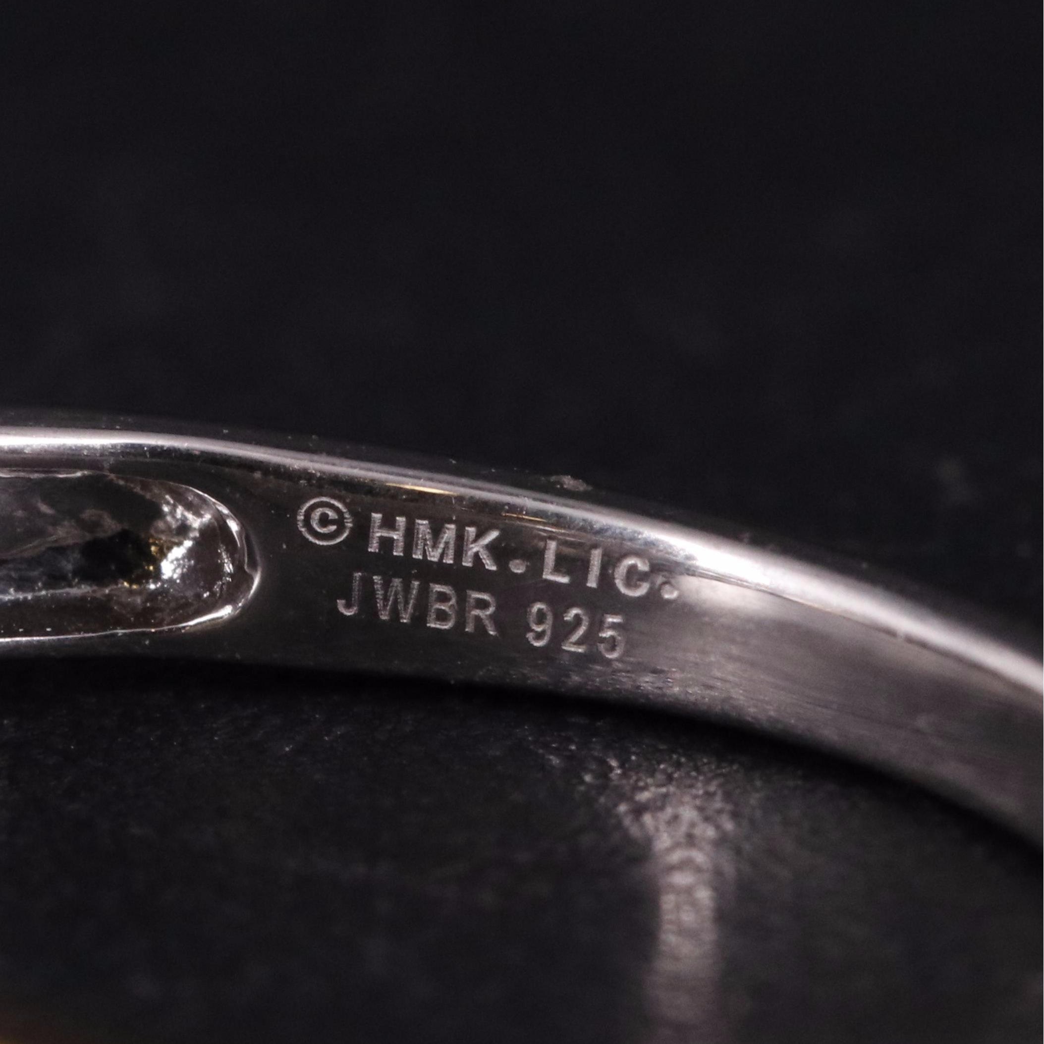 Sterling Diamond Spiral Ring