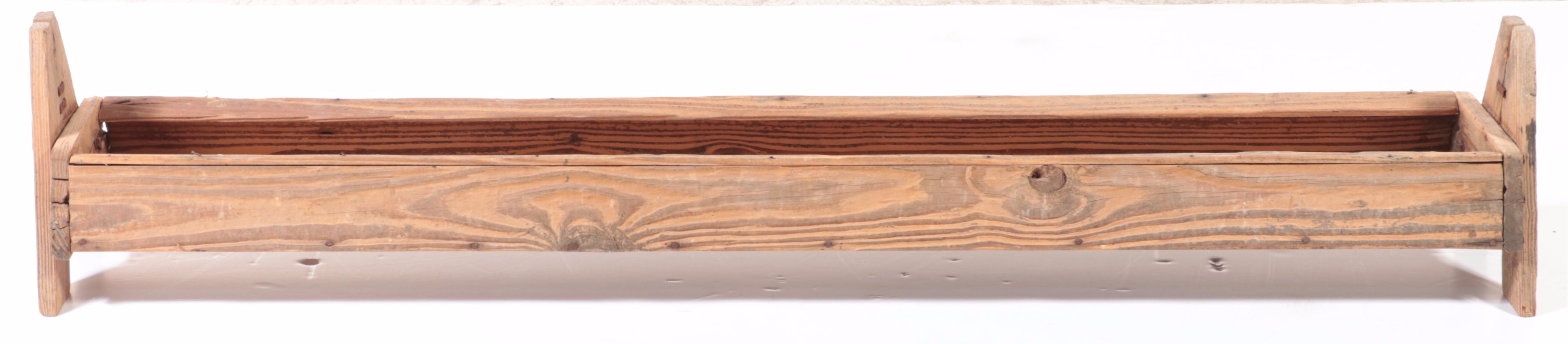 Handmade Oak Trough Planter