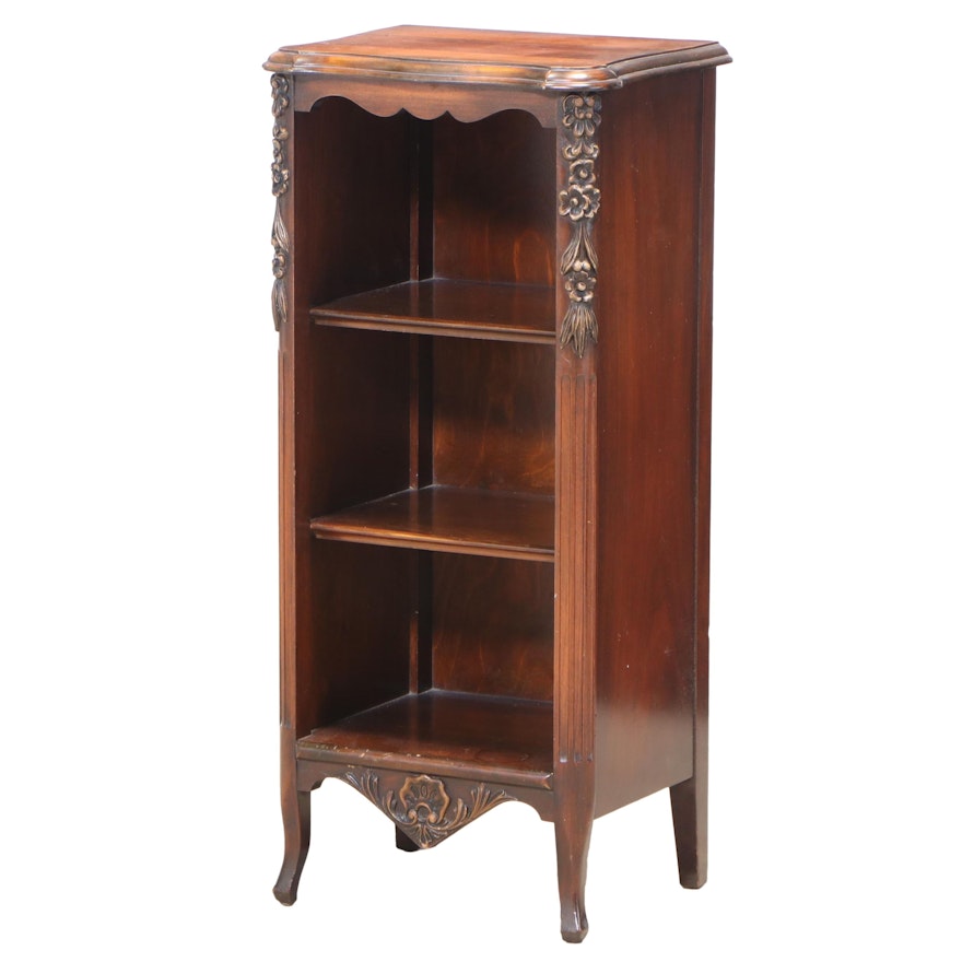 Johnson Furniture Co. Louis XV Style Walnut Bookcase