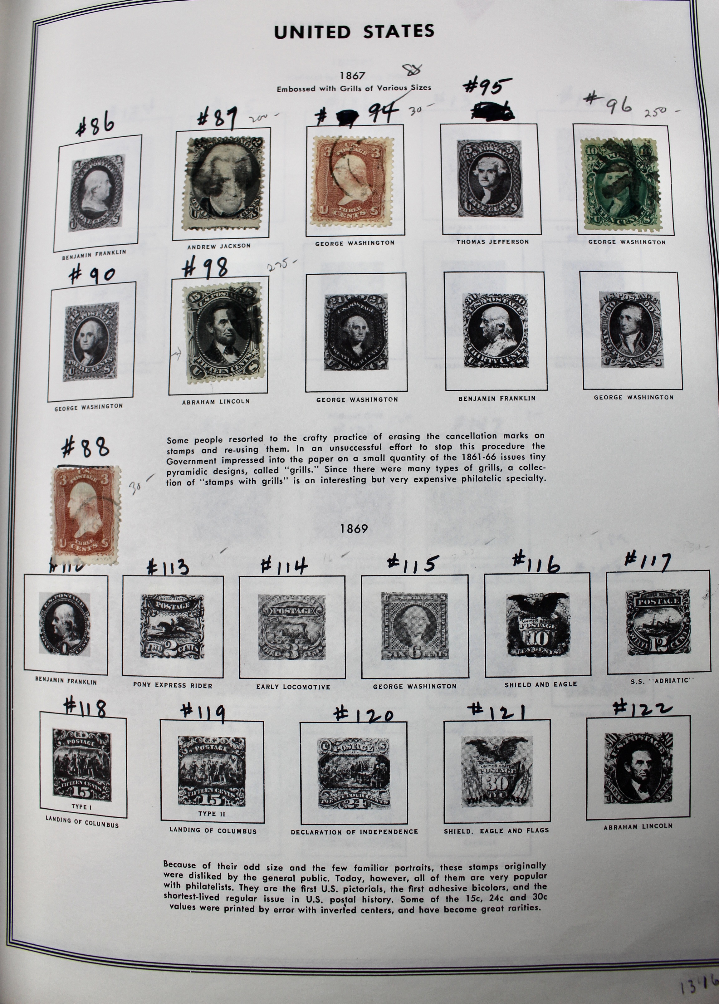 United States Liberty Stamp Album
