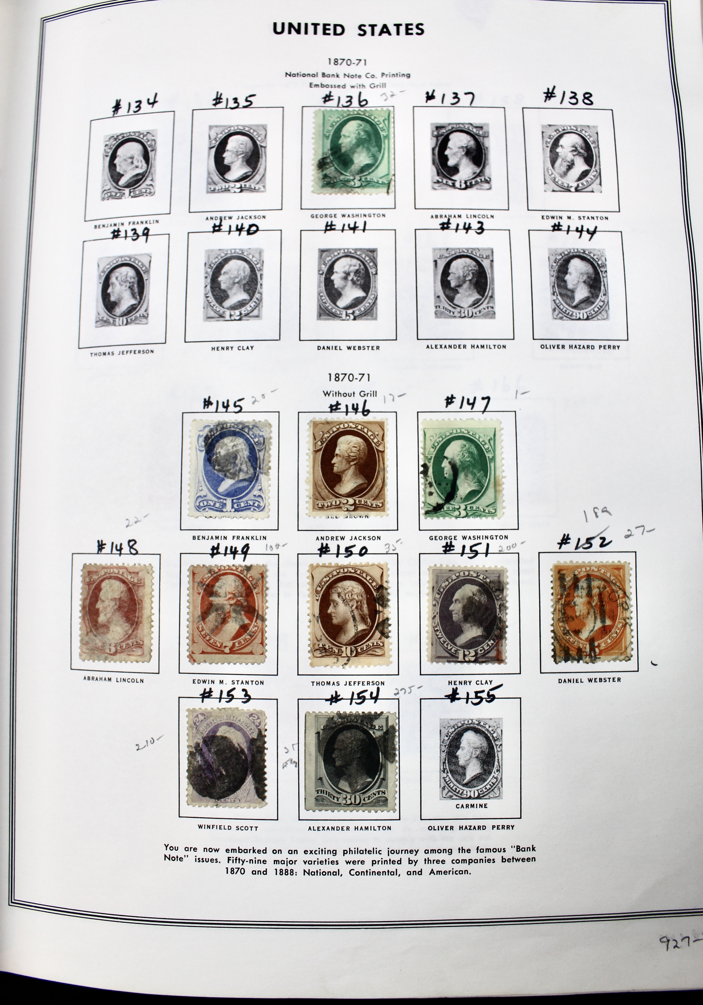 United States Liberty Stamp Album