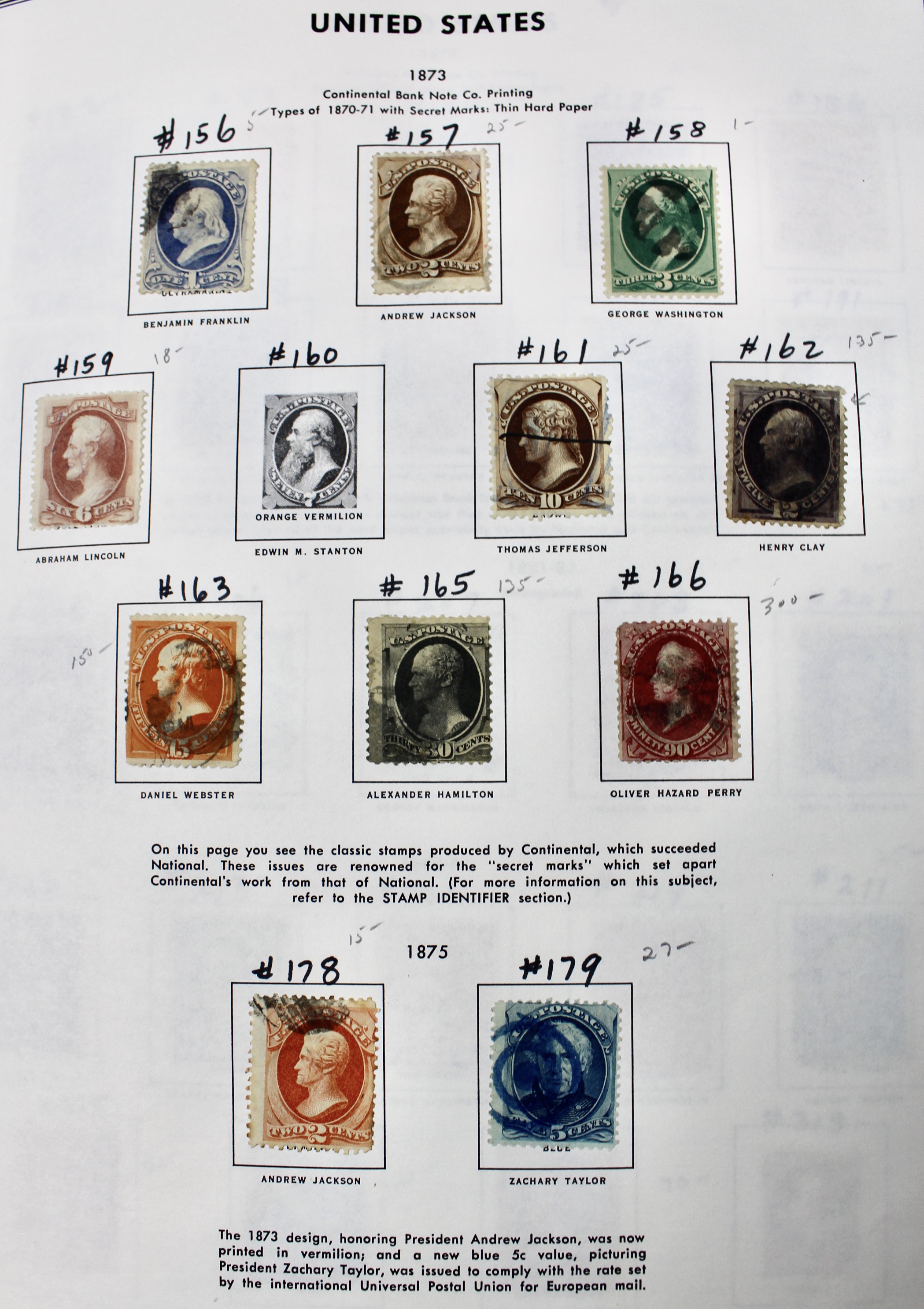 United States Liberty Stamp Album