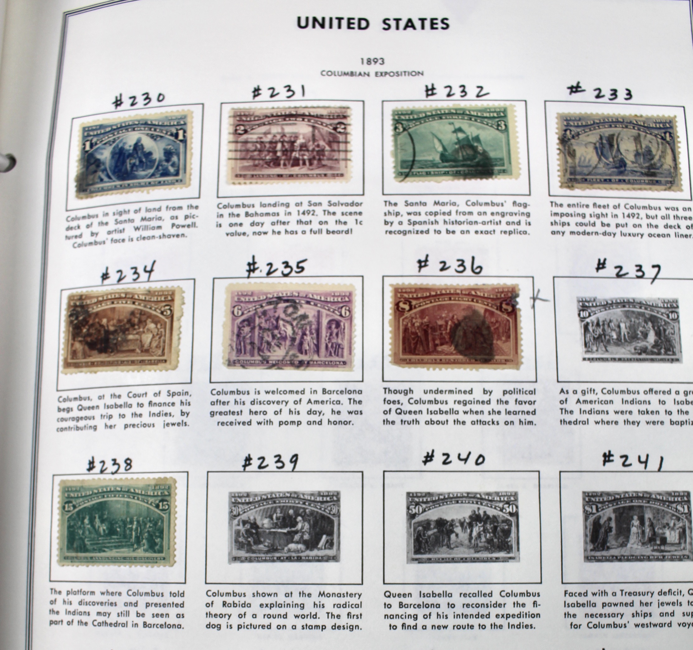 United States Liberty Stamp Album