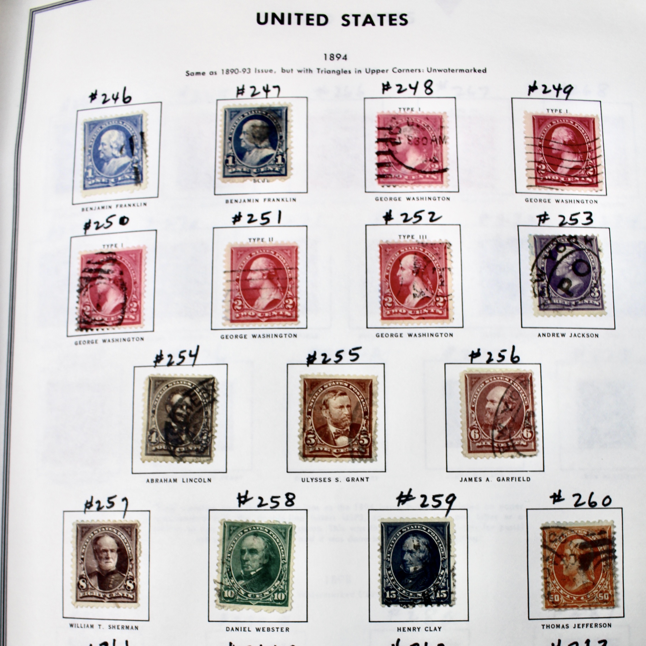 United States Liberty Stamp Album