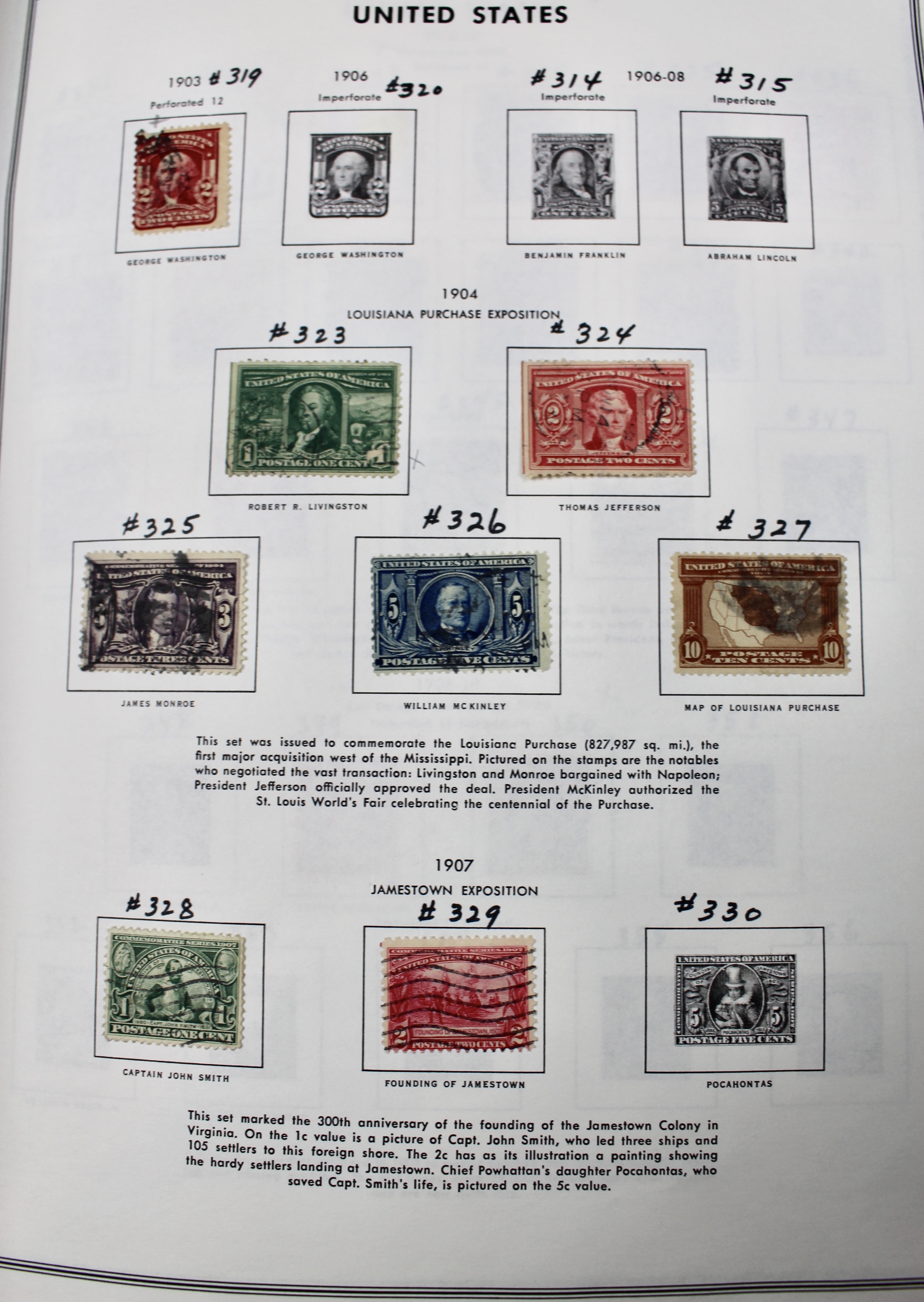 United States Liberty Stamp Album