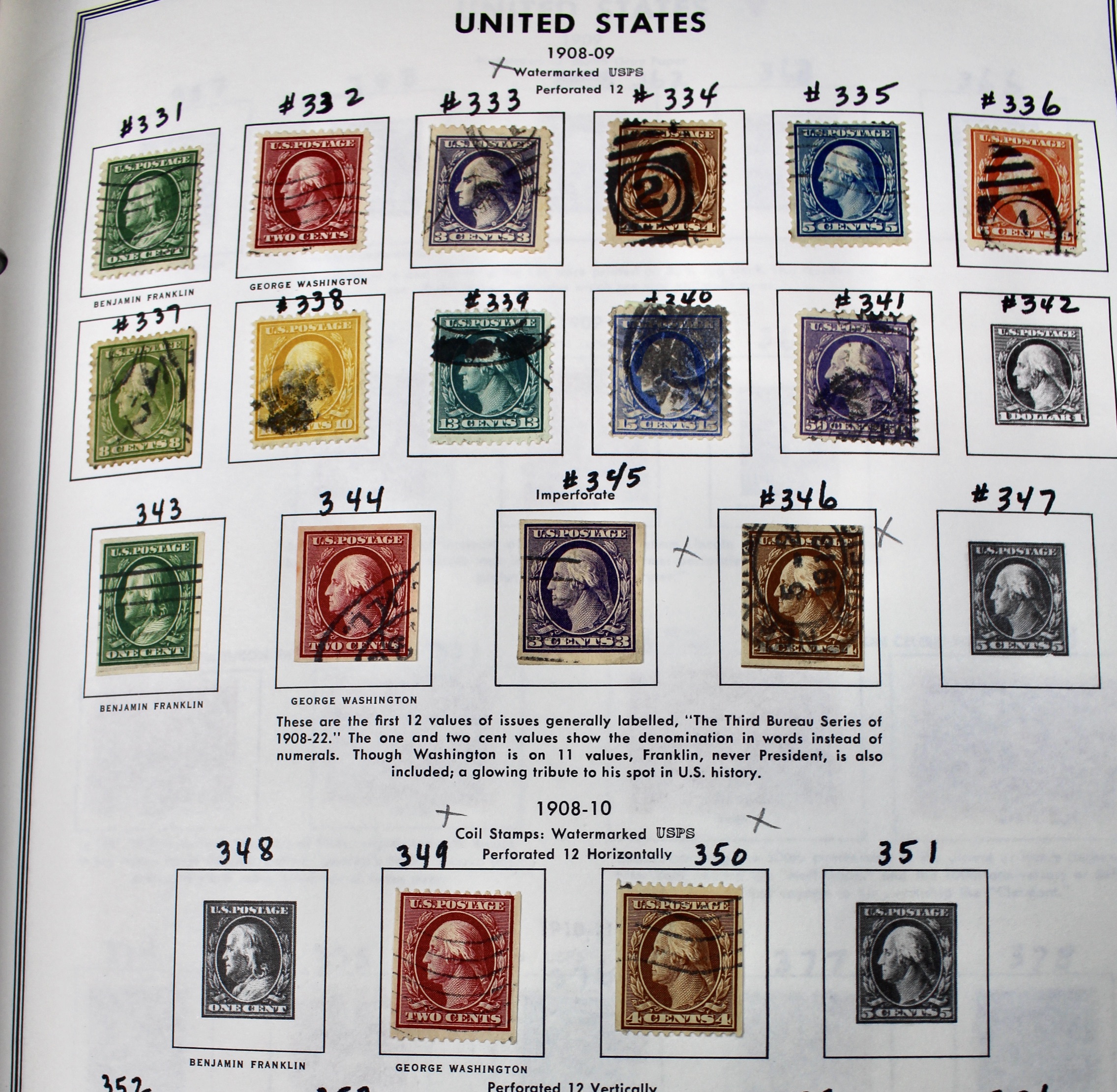 United States Liberty Stamp Album