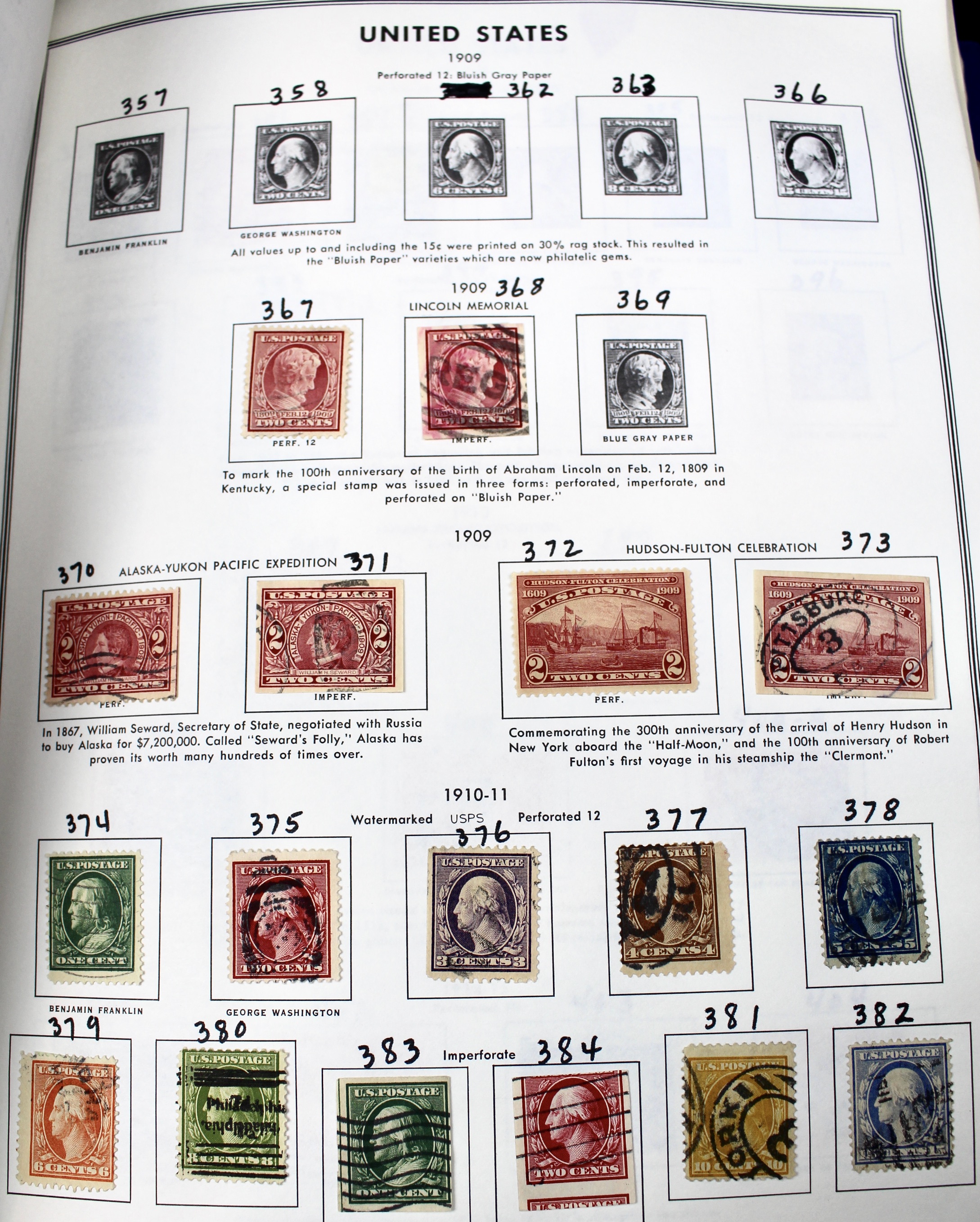 United States Liberty Stamp Album