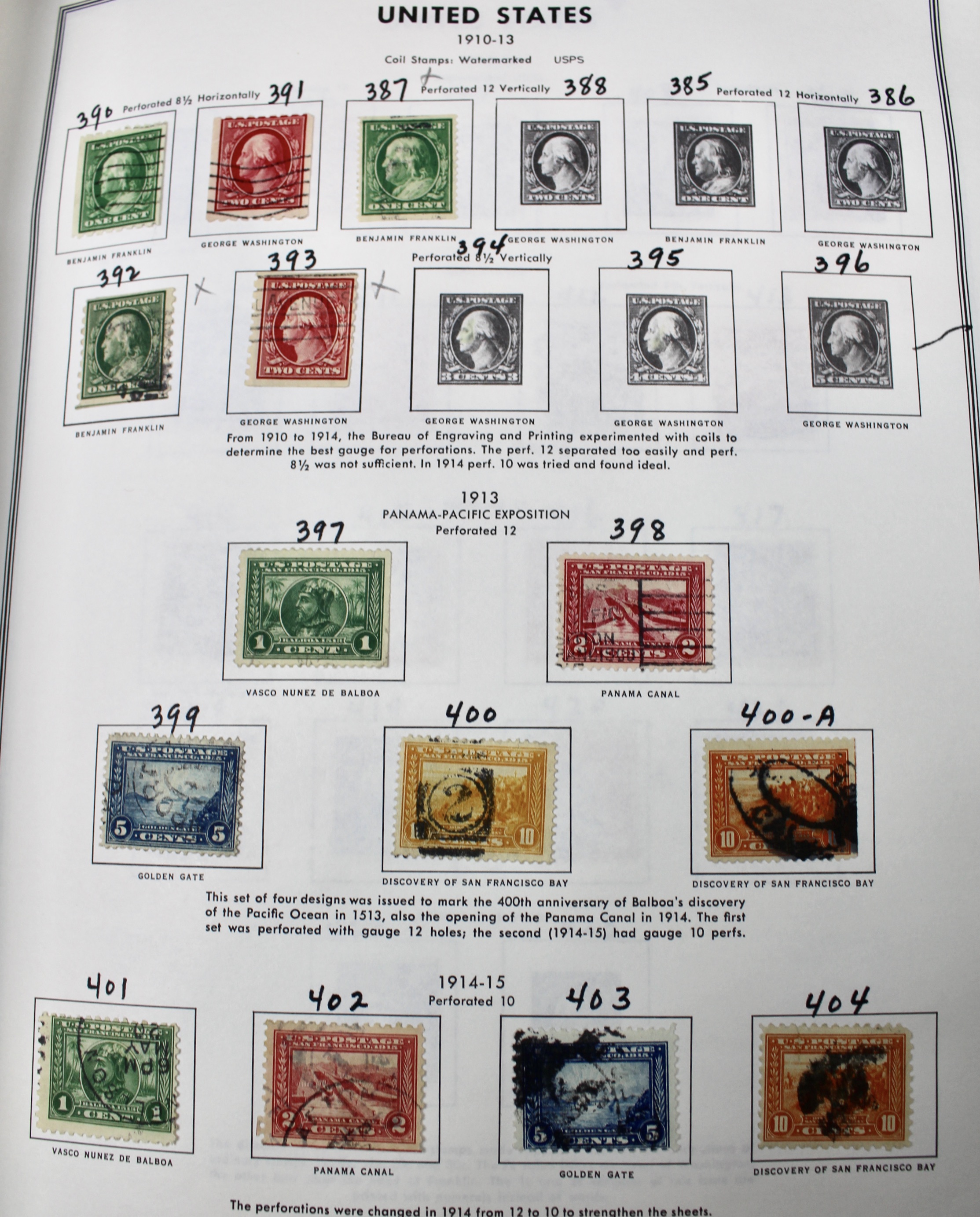 United States Liberty Stamp Album