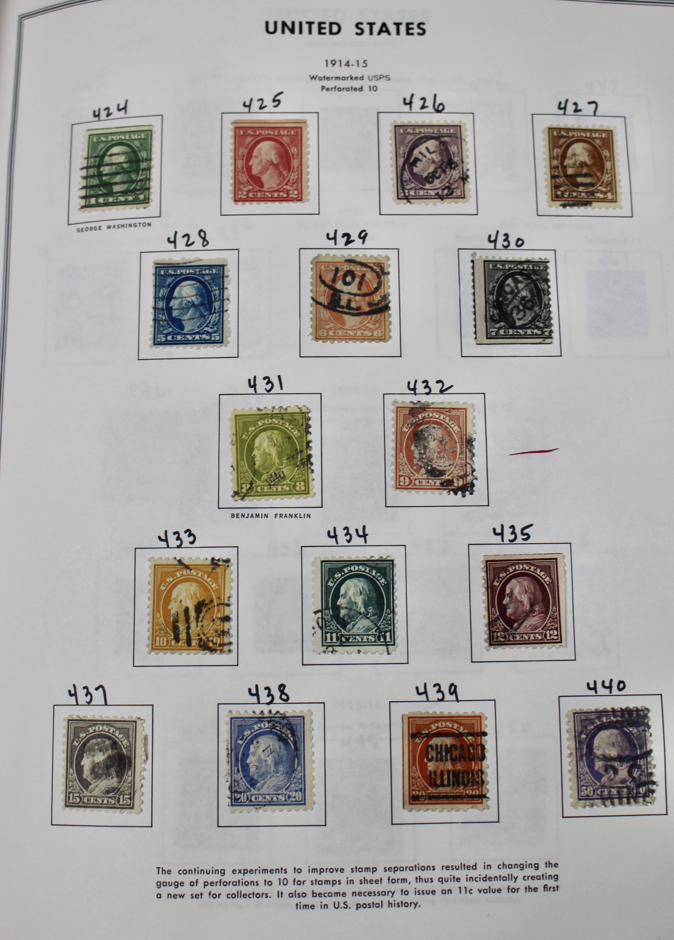United States Liberty Stamp Album