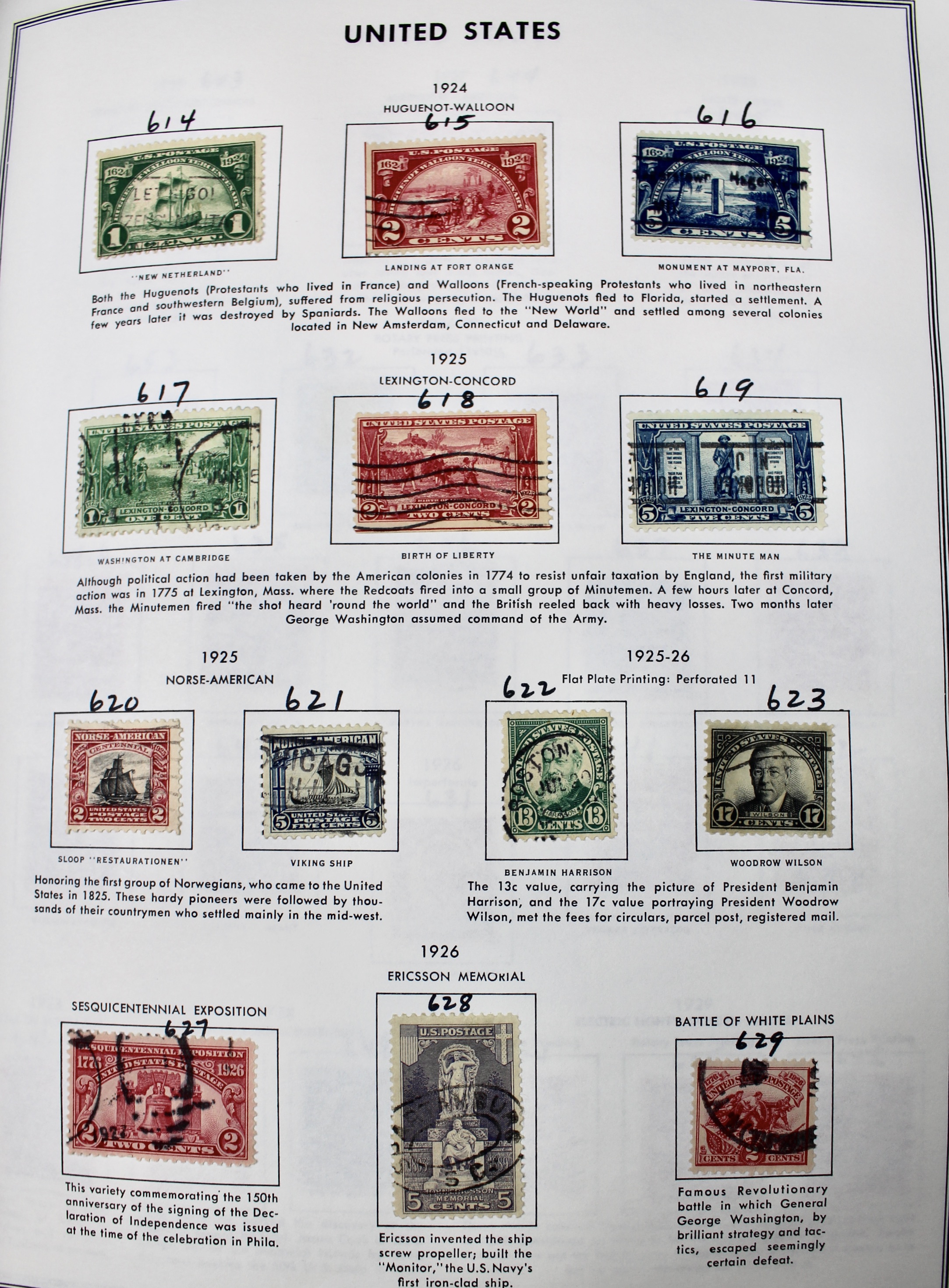 United States Liberty Stamp Album