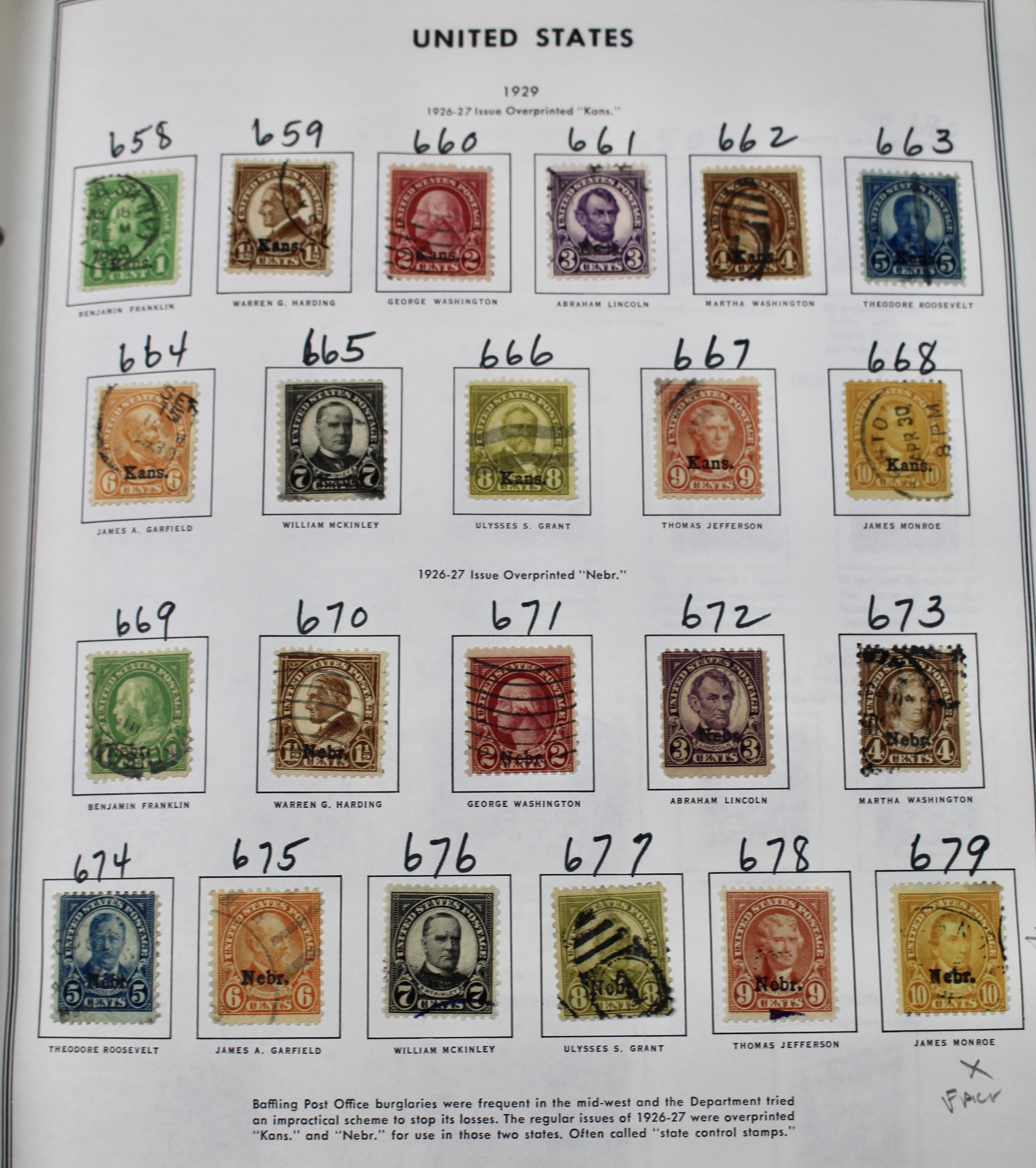 United States Liberty Stamp Album