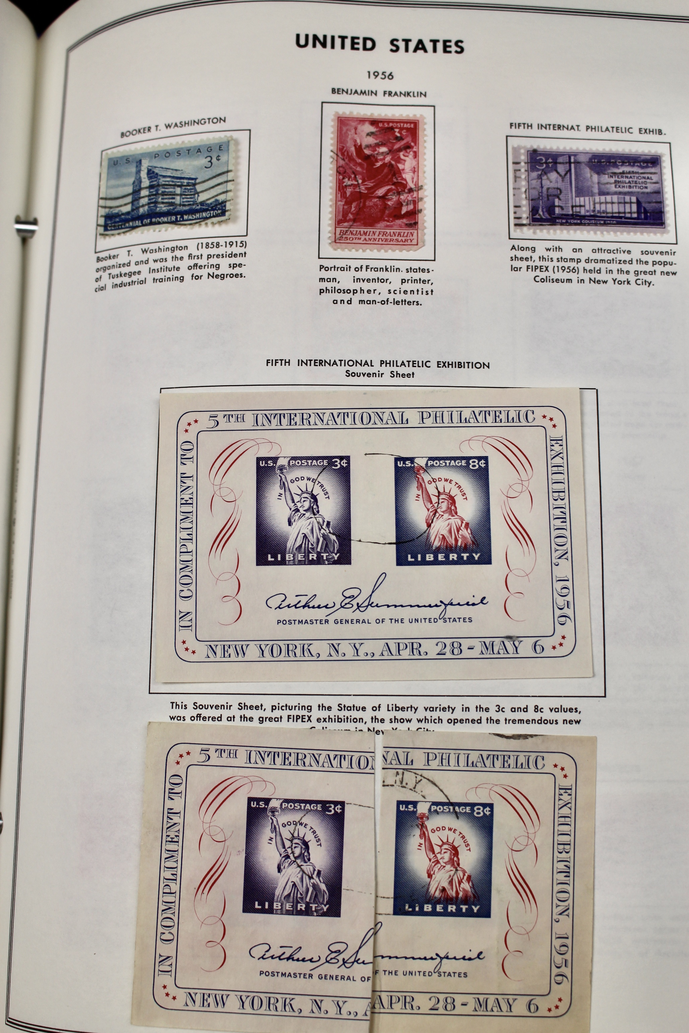United States Liberty Stamp Album