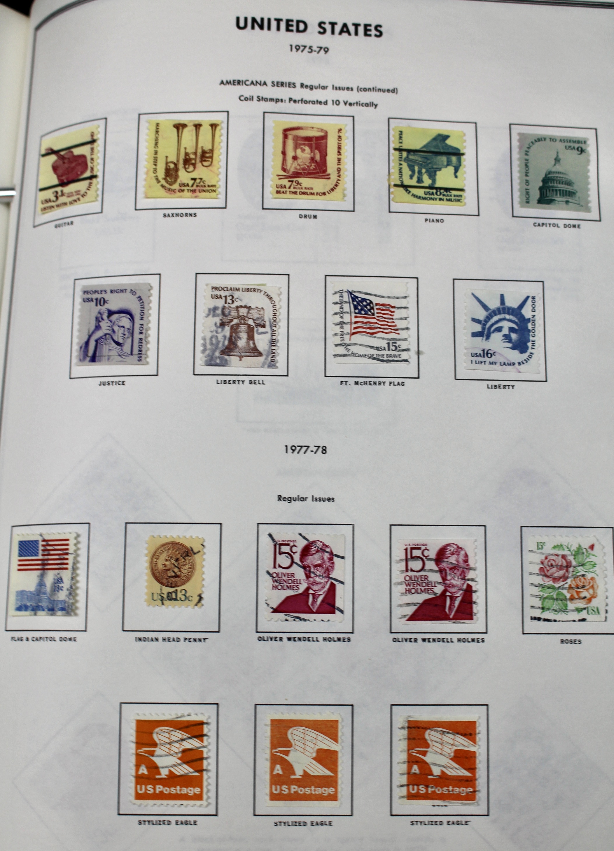 United States Liberty Stamp Album