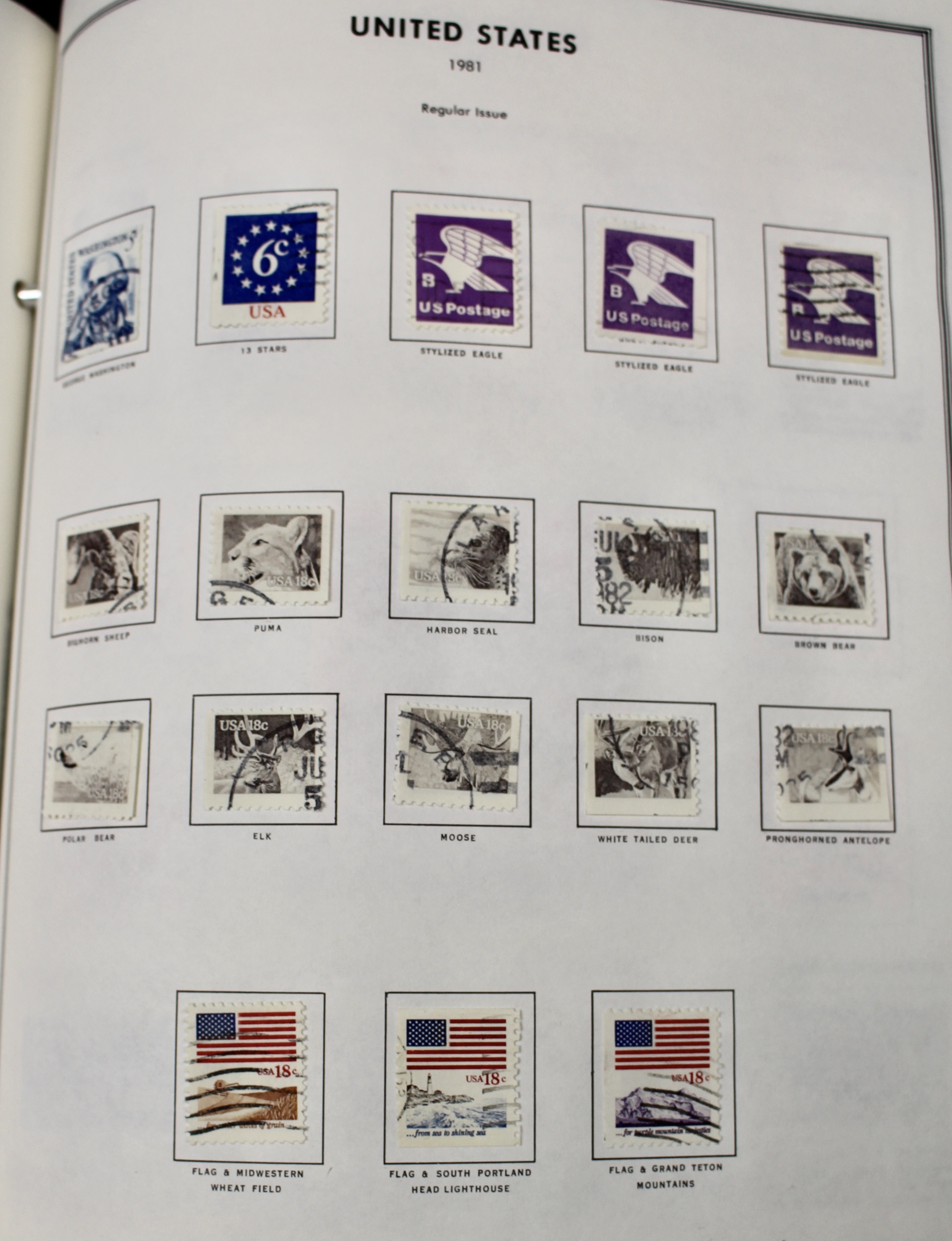United States Liberty Stamp Album