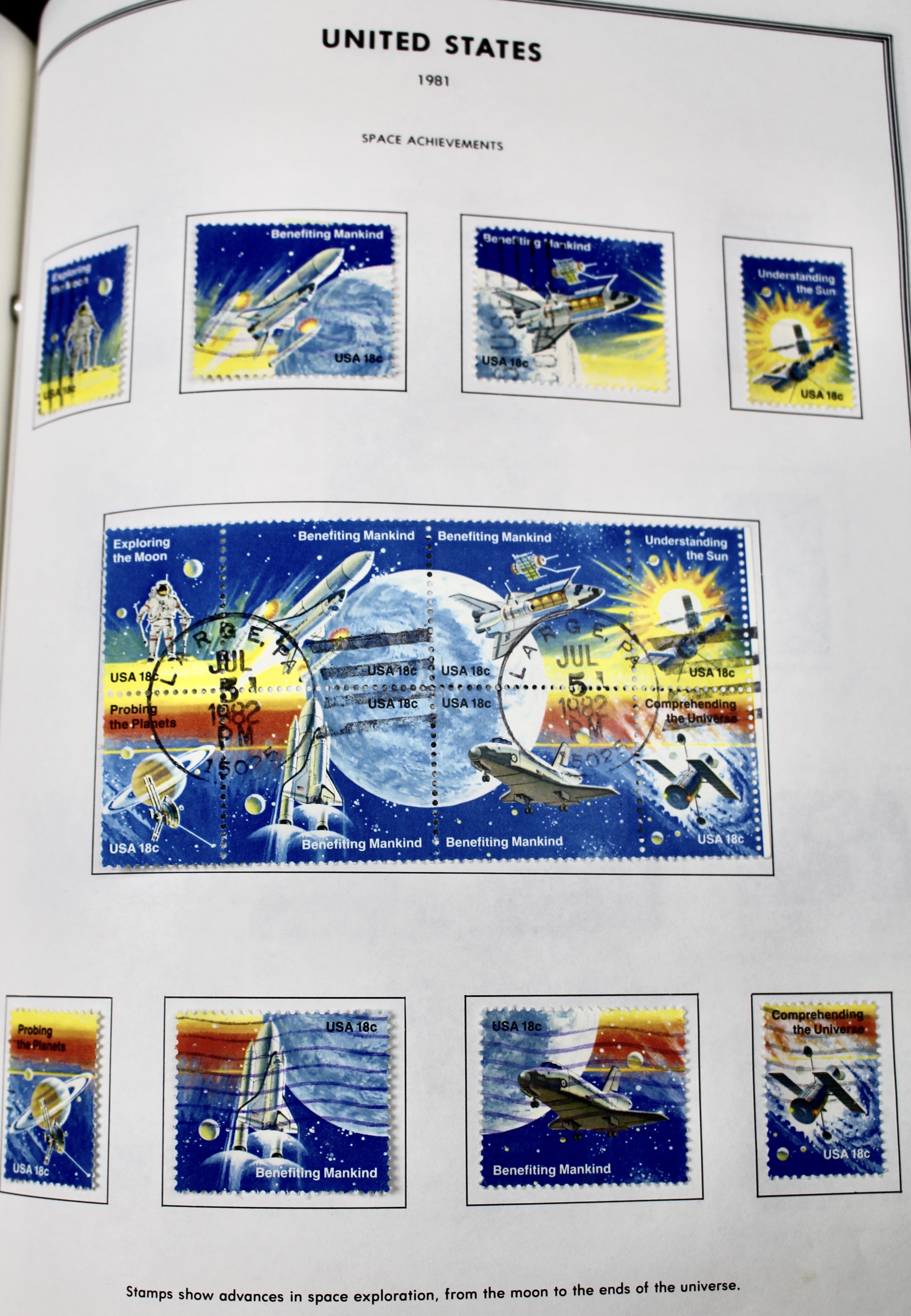 United States Liberty Stamp Album