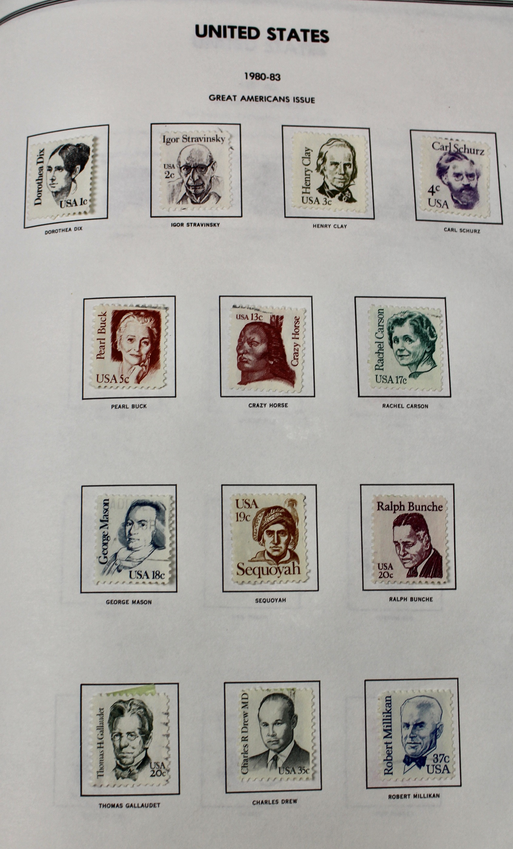 United States Liberty Stamp Album