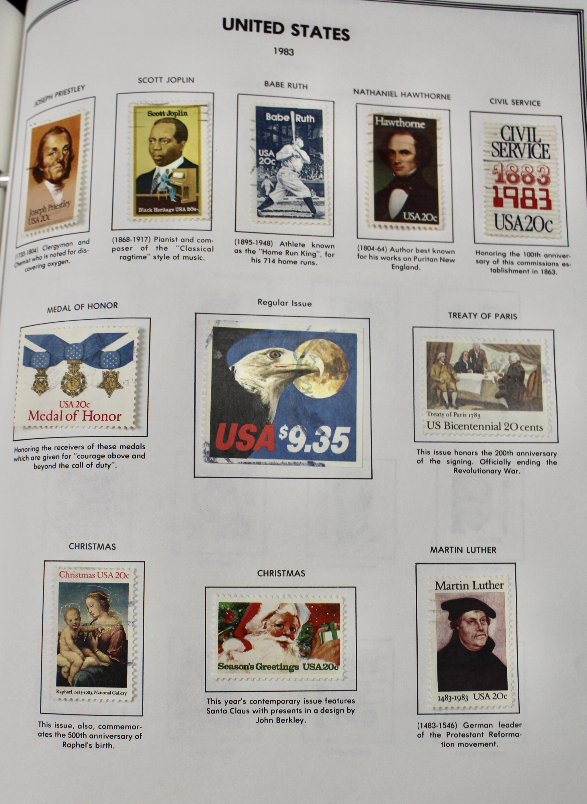 United States Liberty Stamp Album