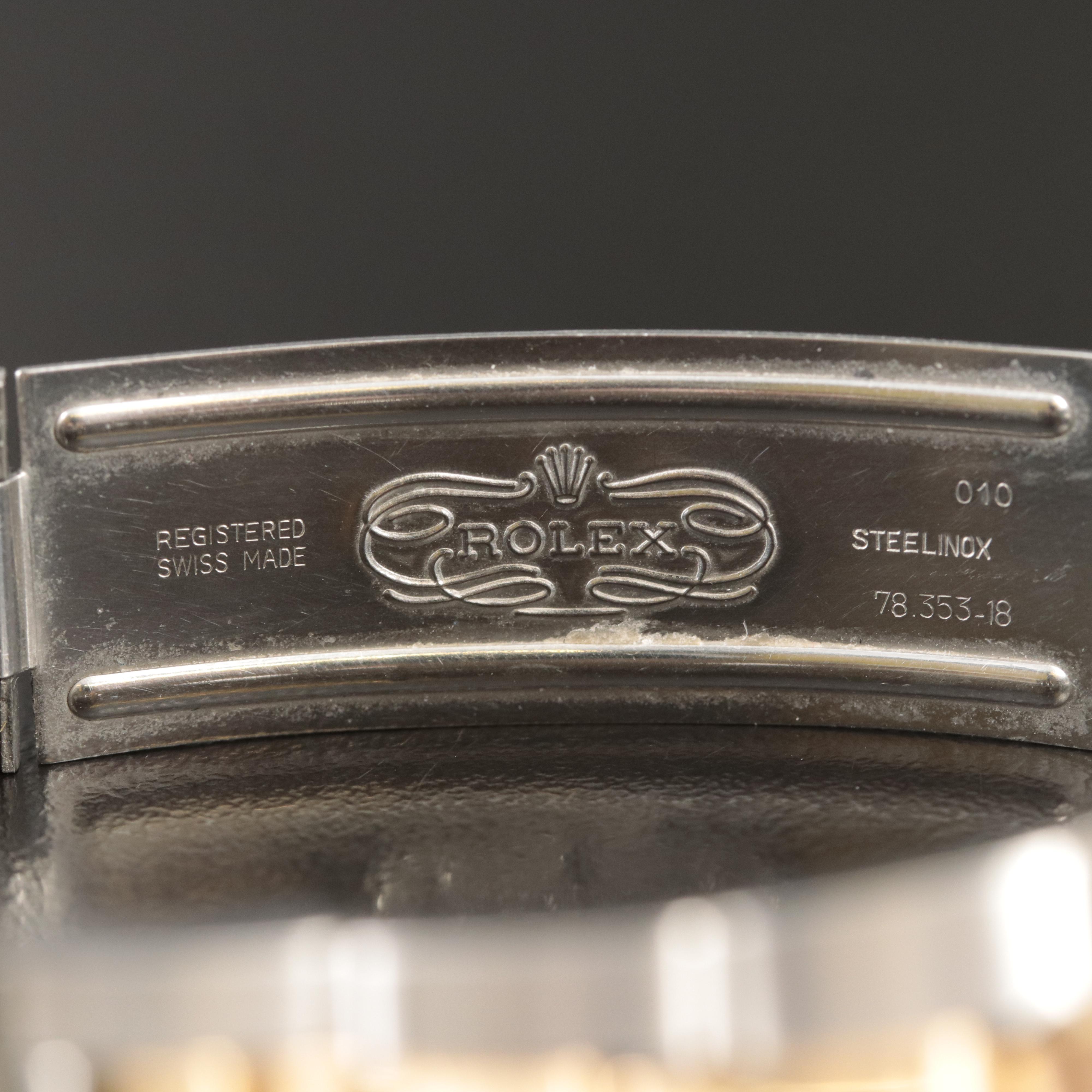 1990 Rolex Oyster Perpetual Date 18K and Stainless Steel Watch