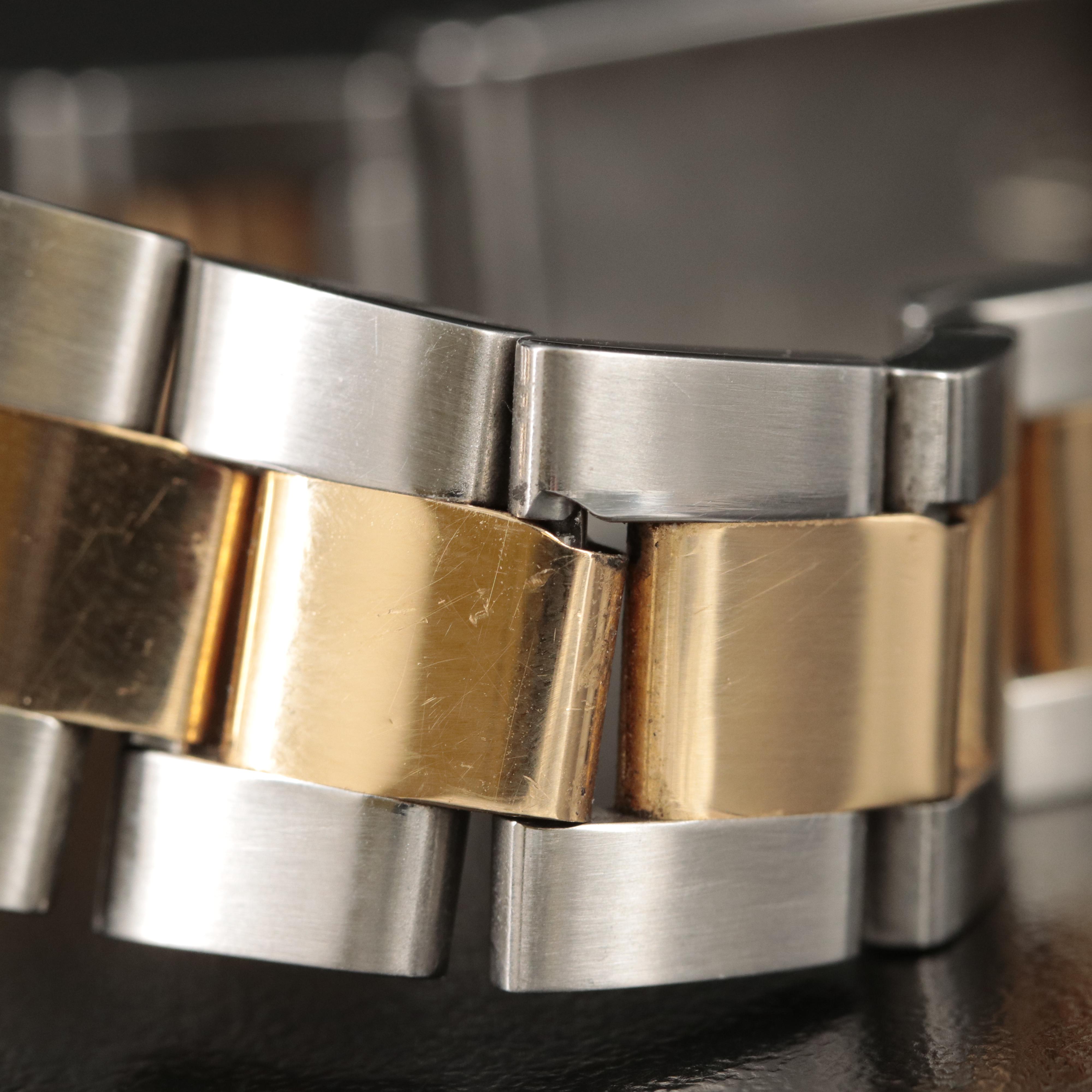 1990 Rolex Oyster Perpetual Date 18K and Stainless Steel Watch