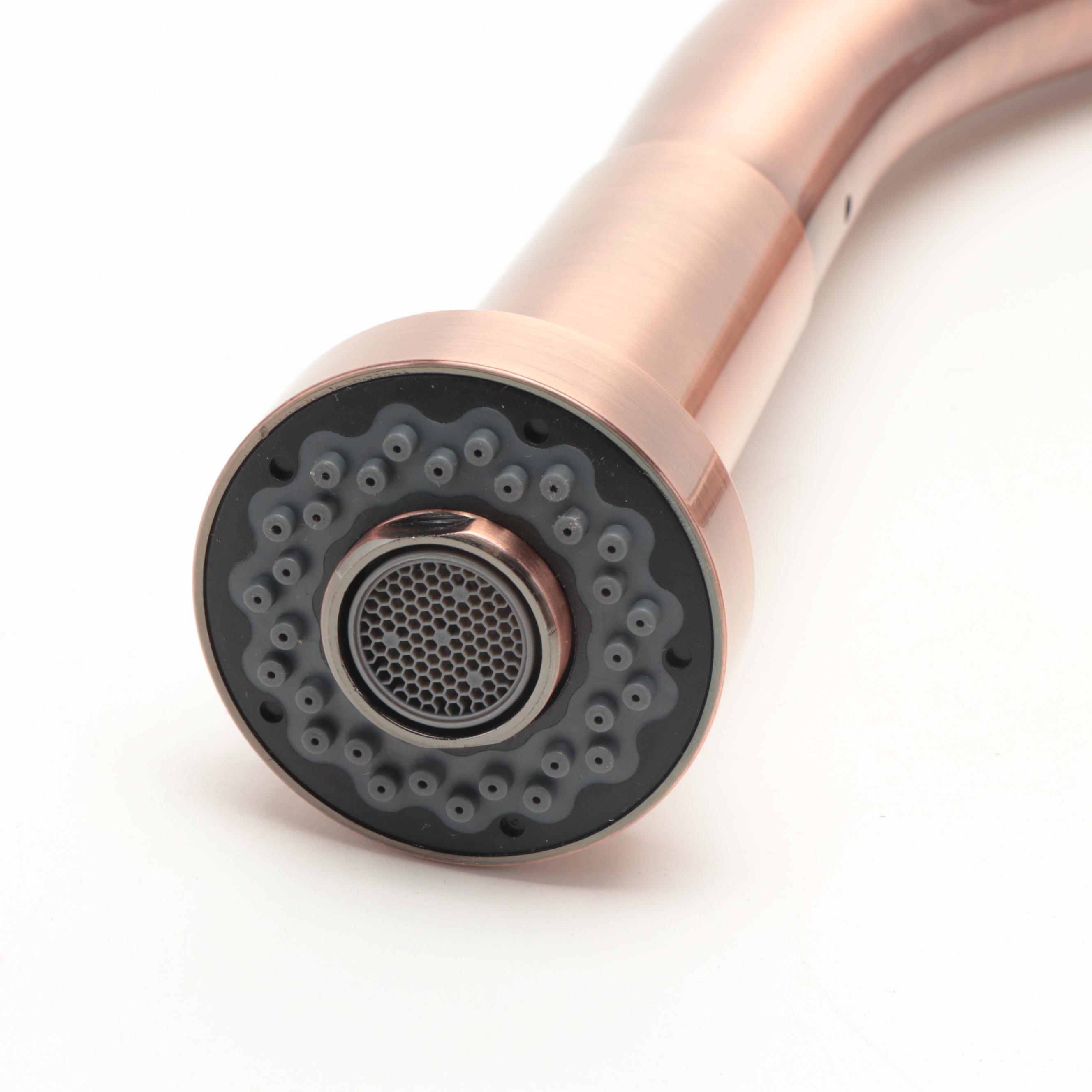 Antique Copper Pull Down Kitchen Faucet