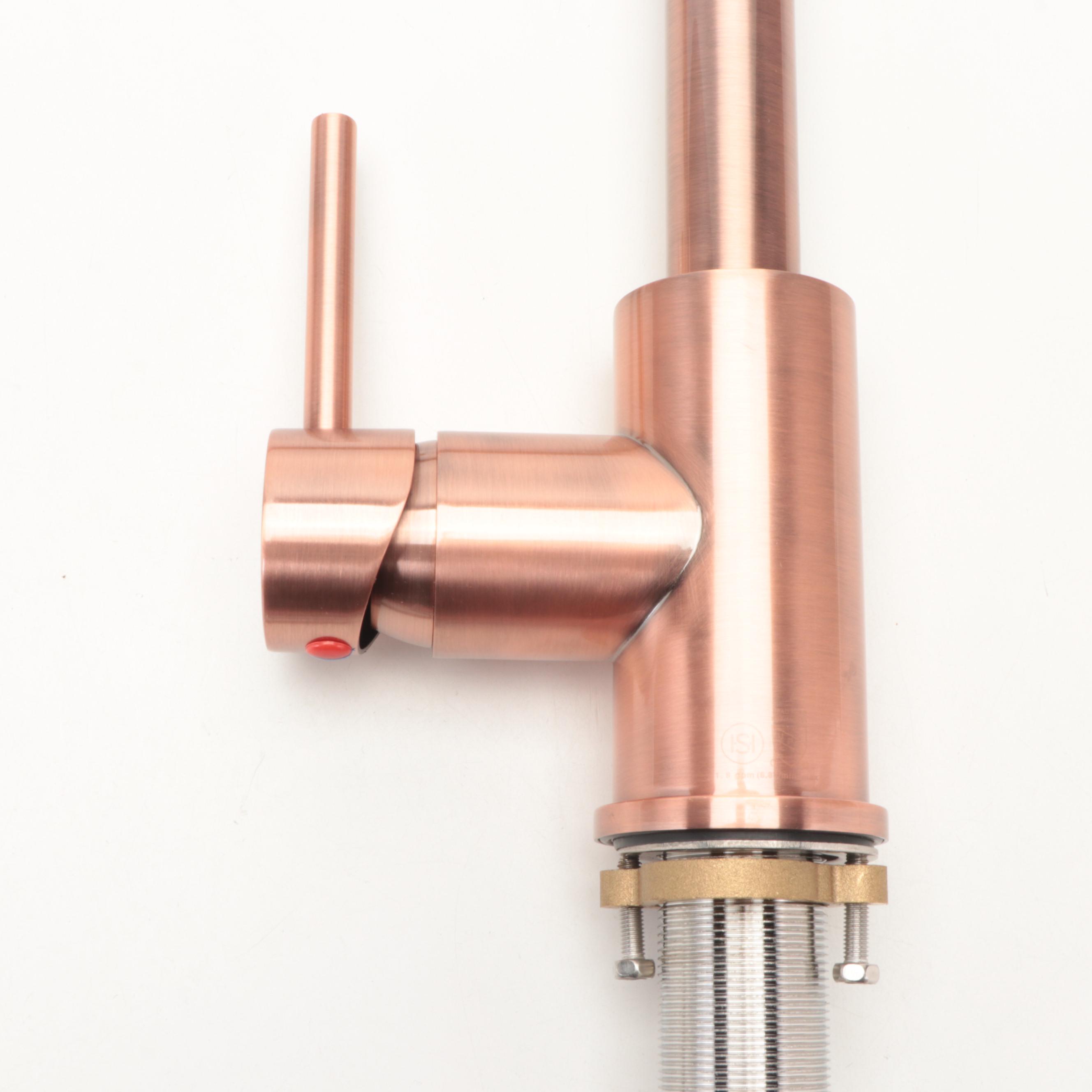 Antique Copper Pull Down Kitchen Faucet