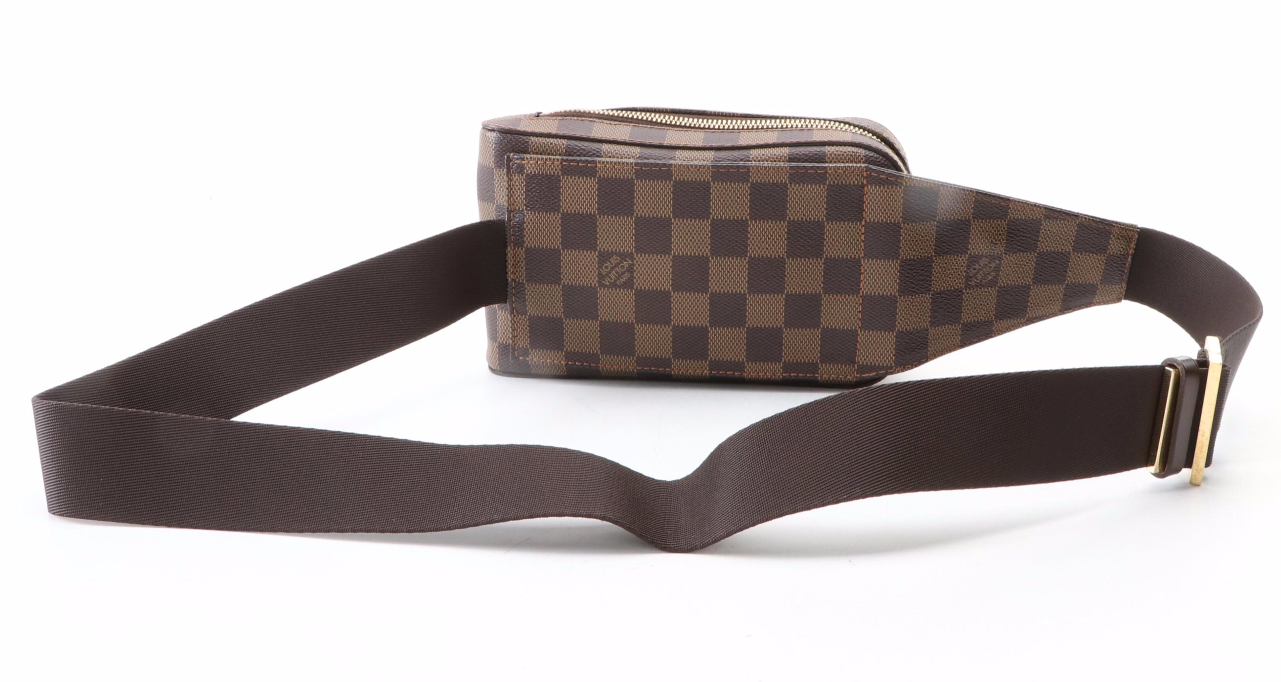 Louis Vuitton Géronimos Sling Bag in Damier Ebene Canvas