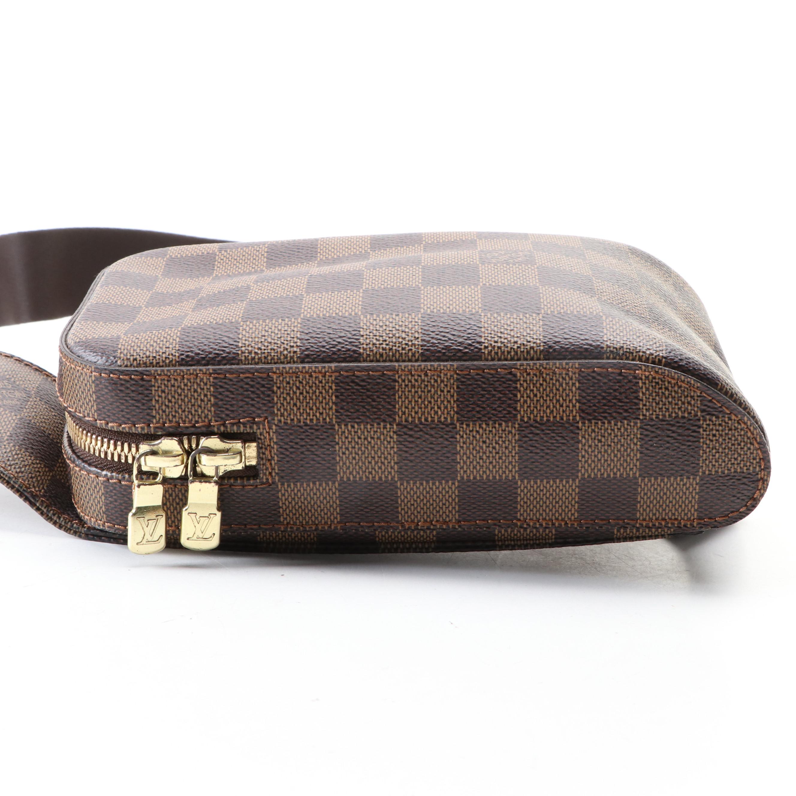 Louis Vuitton Géronimos Sling Bag in Damier Ebene Canvas