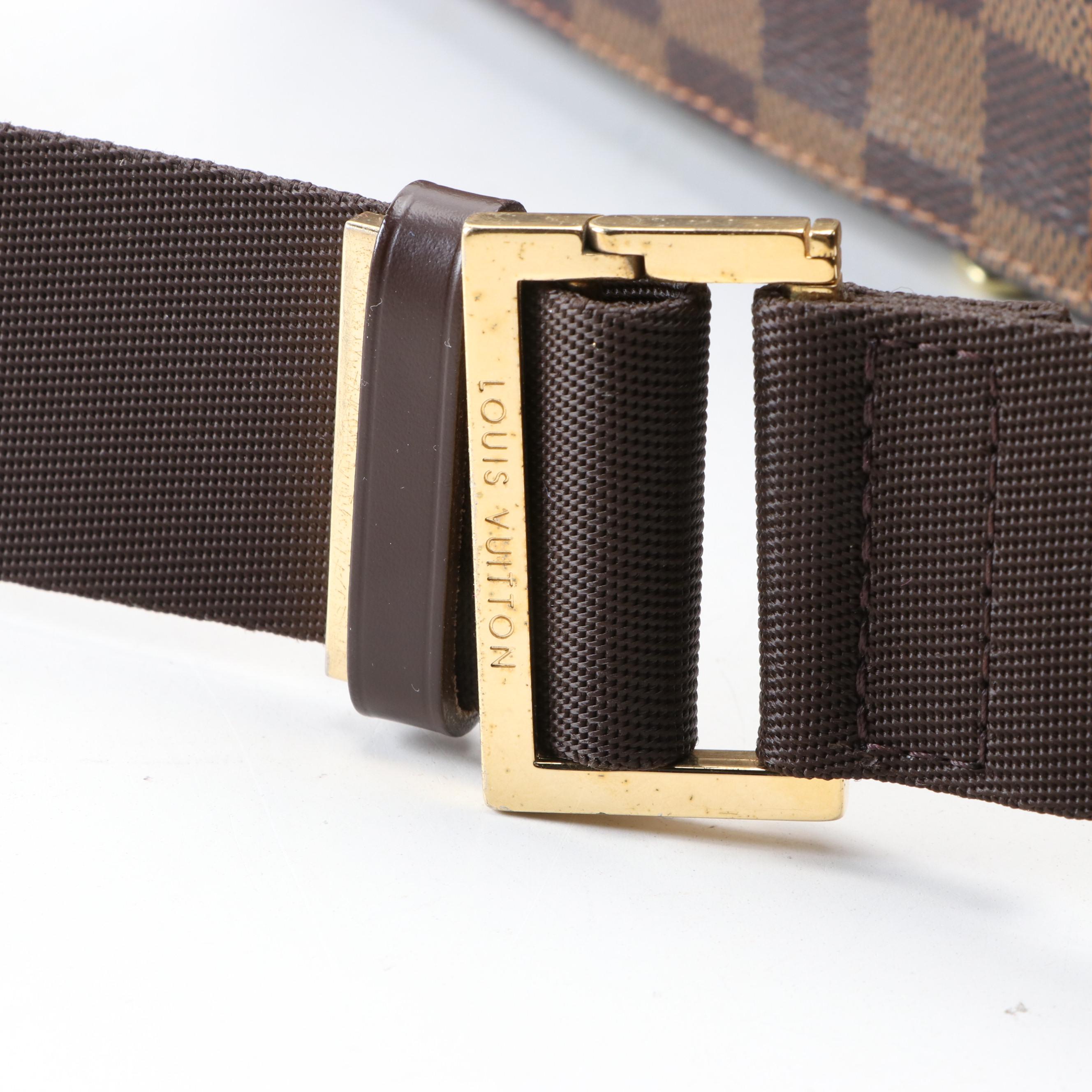 Louis Vuitton Géronimos Sling Bag in Damier Ebene Canvas