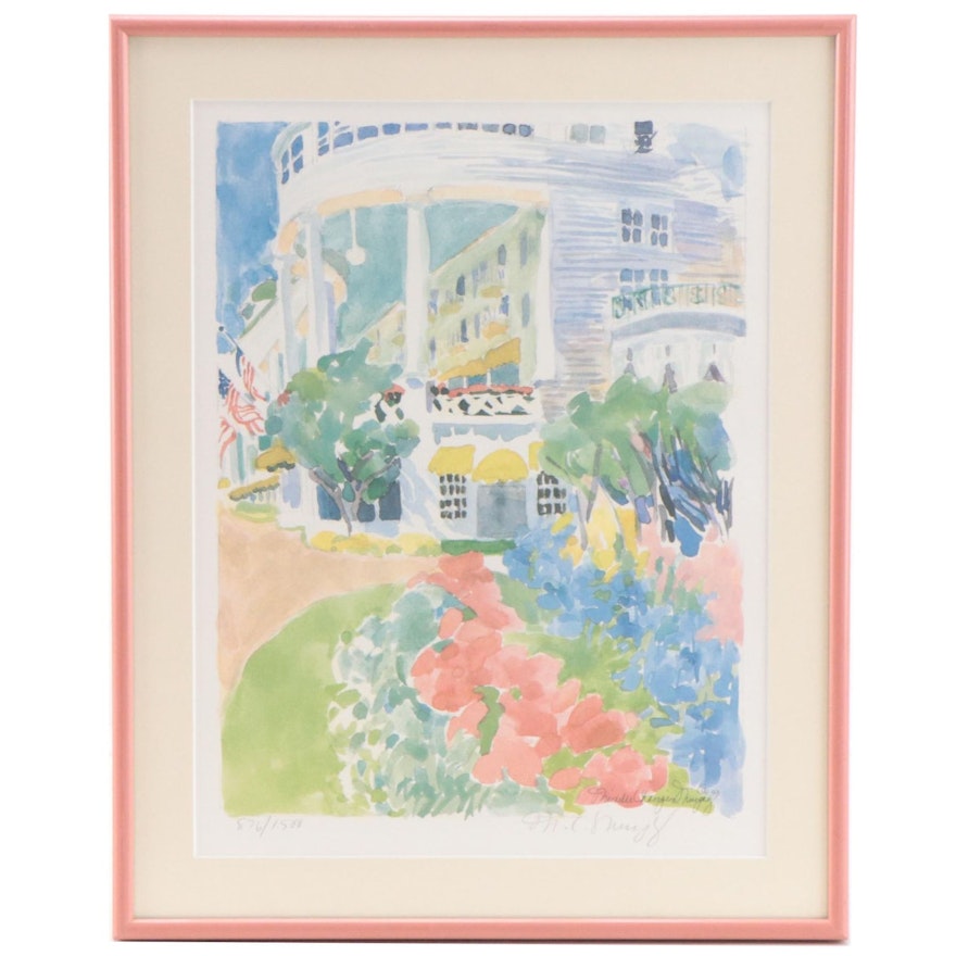 Michelle Champion Murphy Offset Lithograph "Grand Hotel"