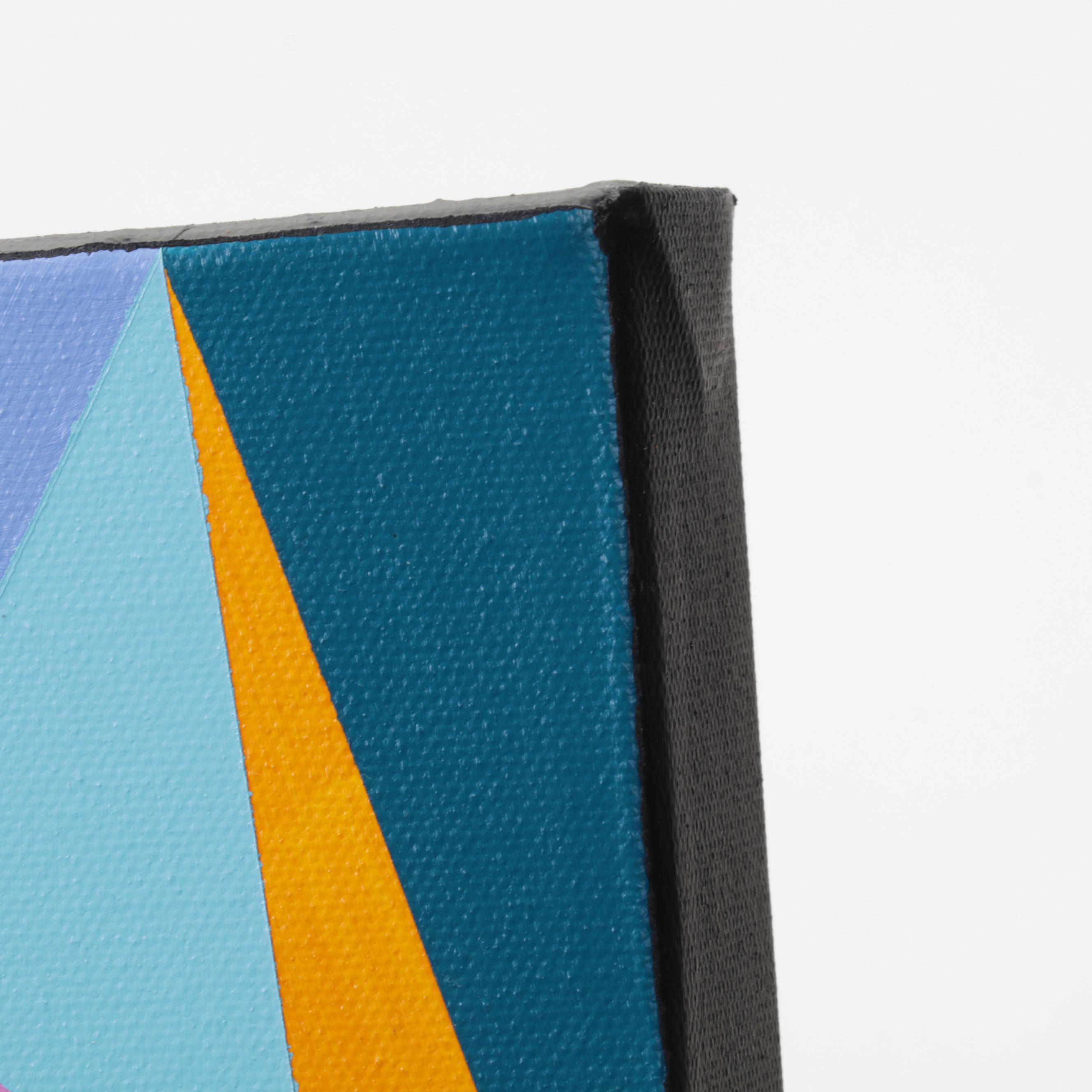 deSanto Op Art Acrylic Painting "Prismo," 2022