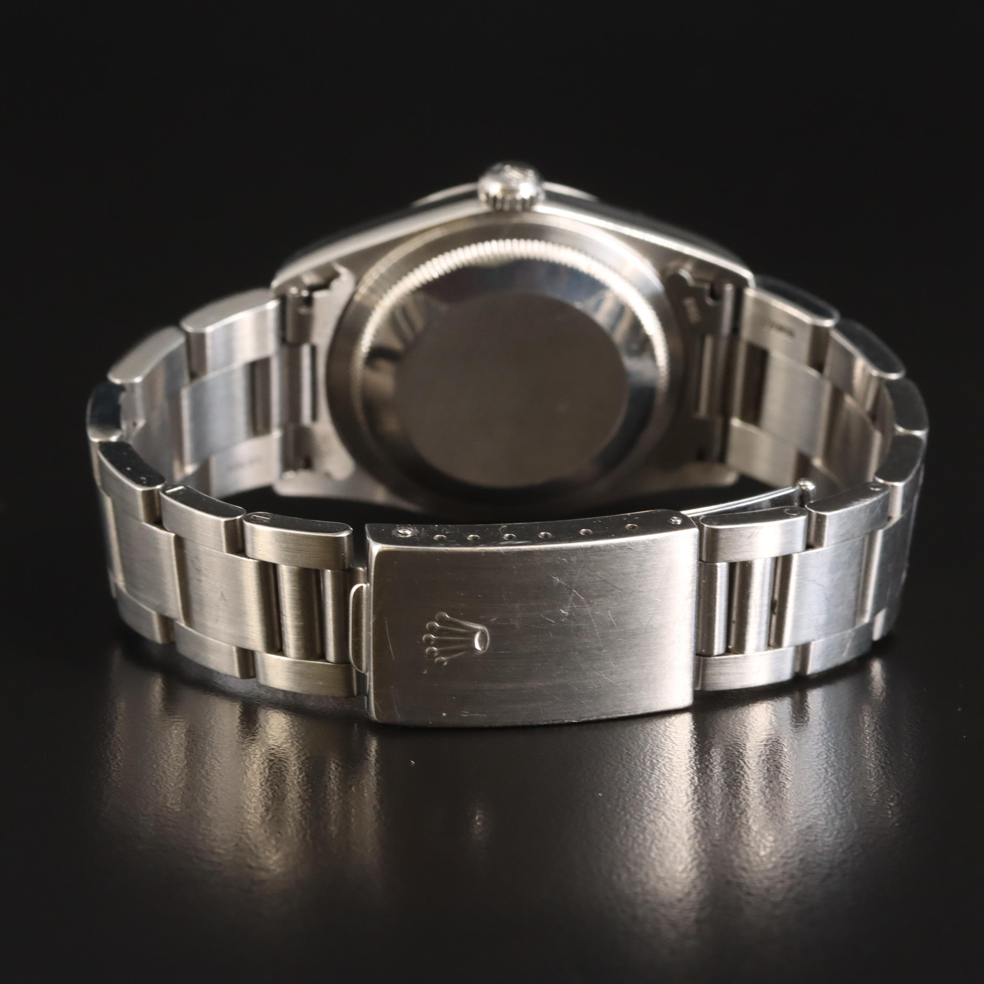 2004 - 2005 Rolex Oyster Perpetual Datejust Stainless Steel Watch