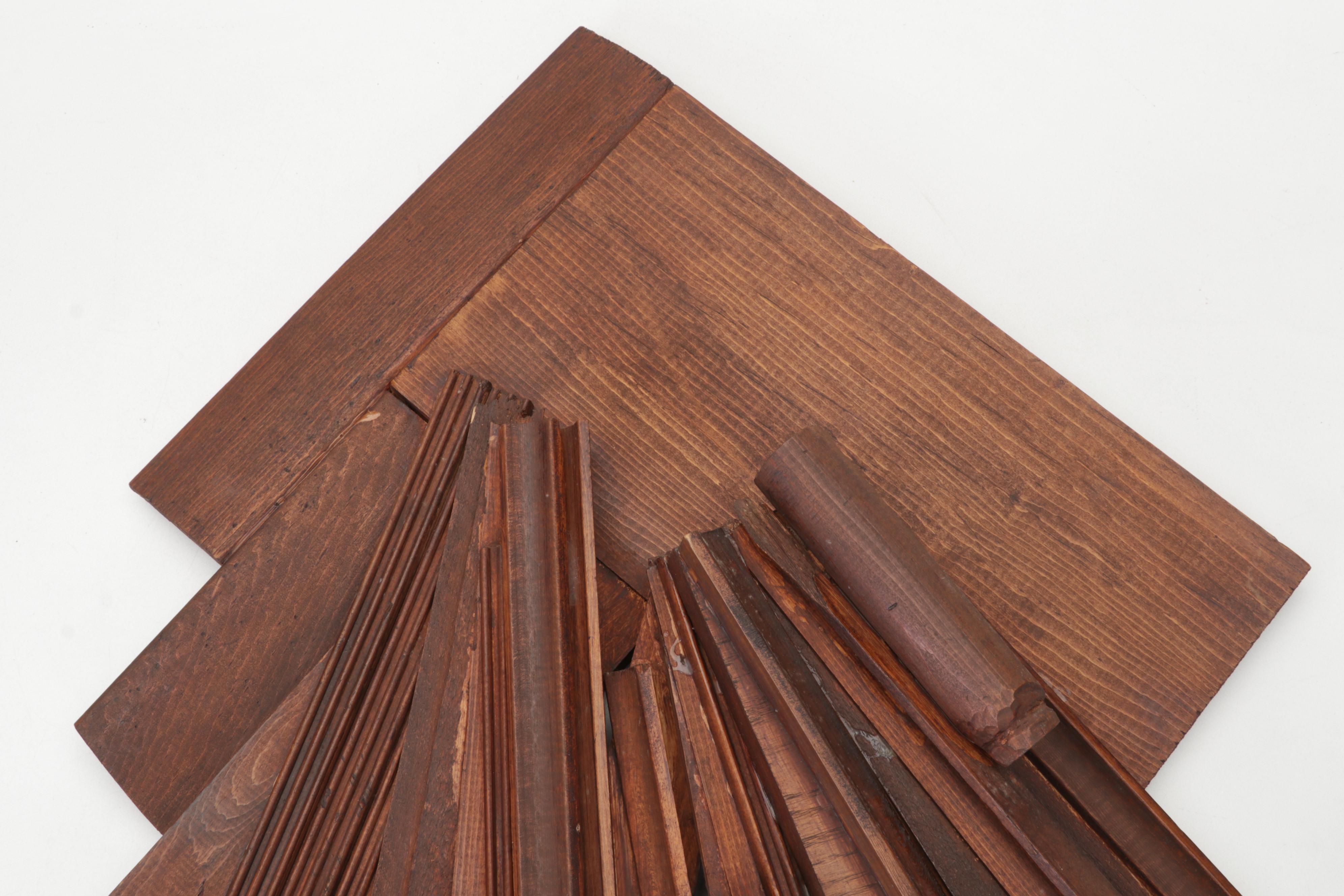 Wood Assemblage Wall Hanging, 1978