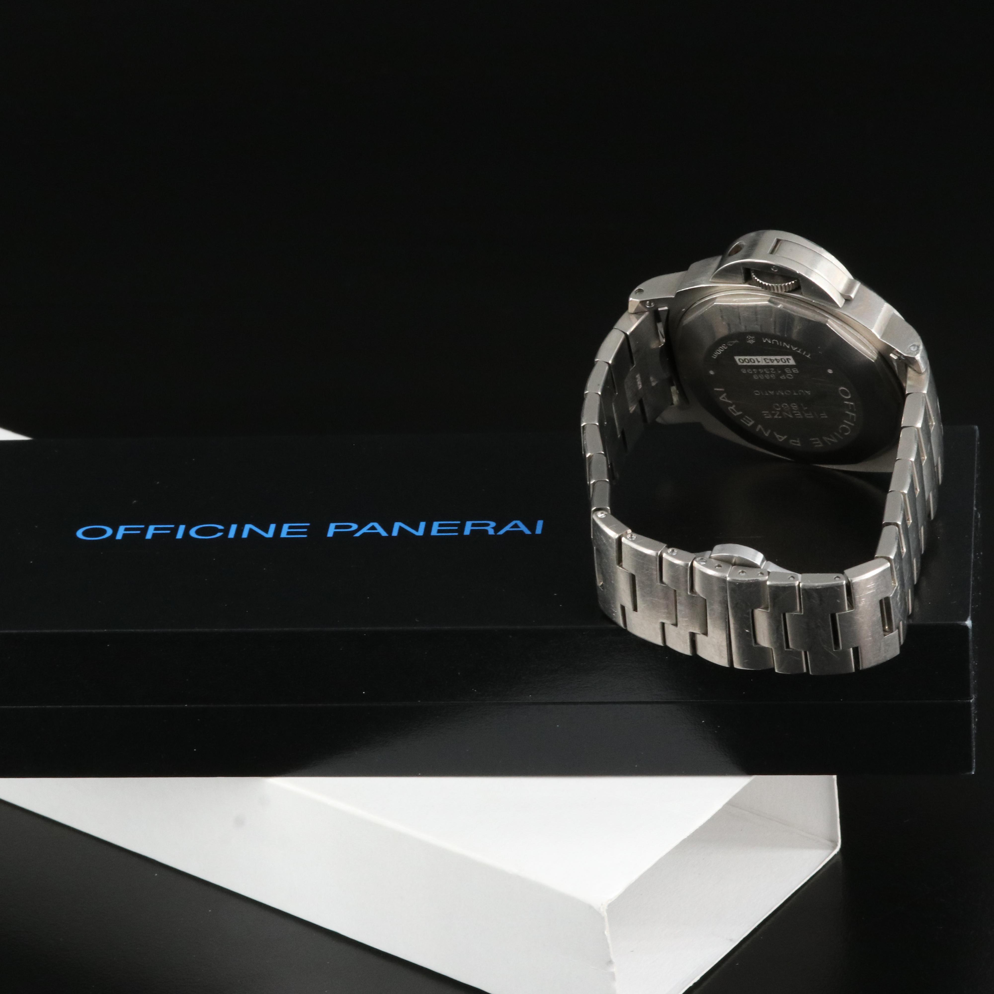 Officine Panerai Luminor Marina Titanium Watch