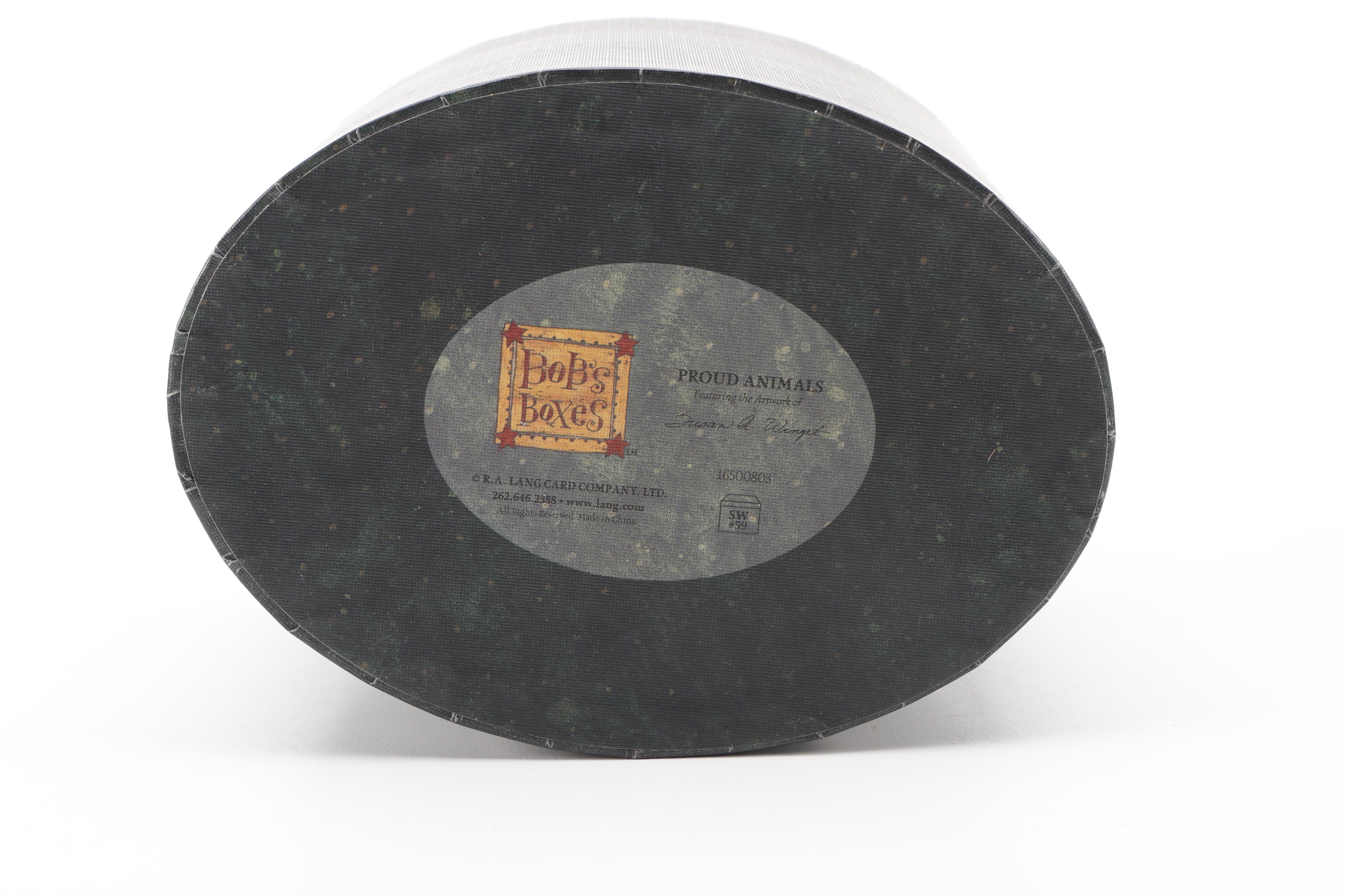 Bob's Boxes "Proud Animals" Folk Art Tiered Nesting Boxes