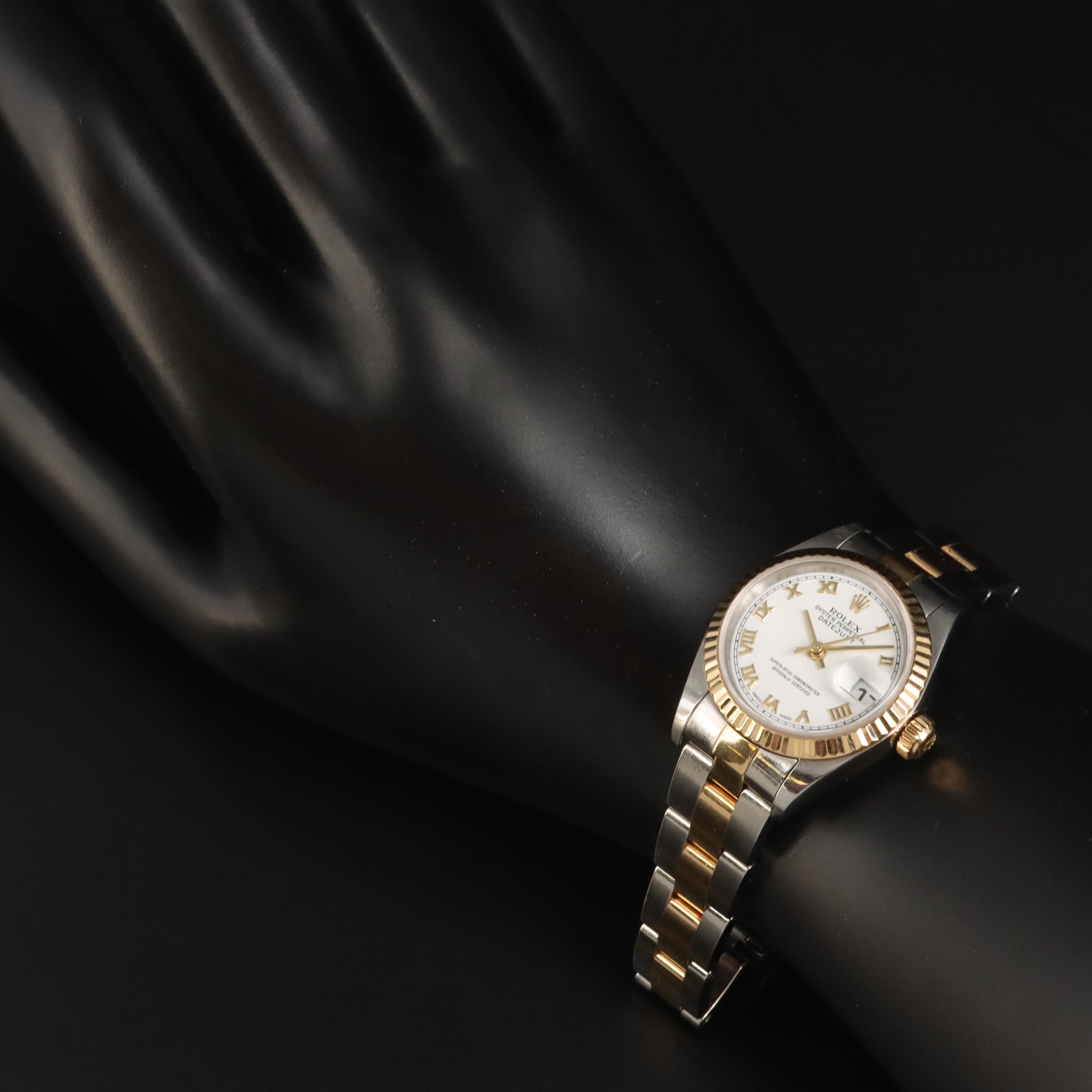 2000 Rolex Oyster Perpetual Datejust 18K and Stainless Steel Watch