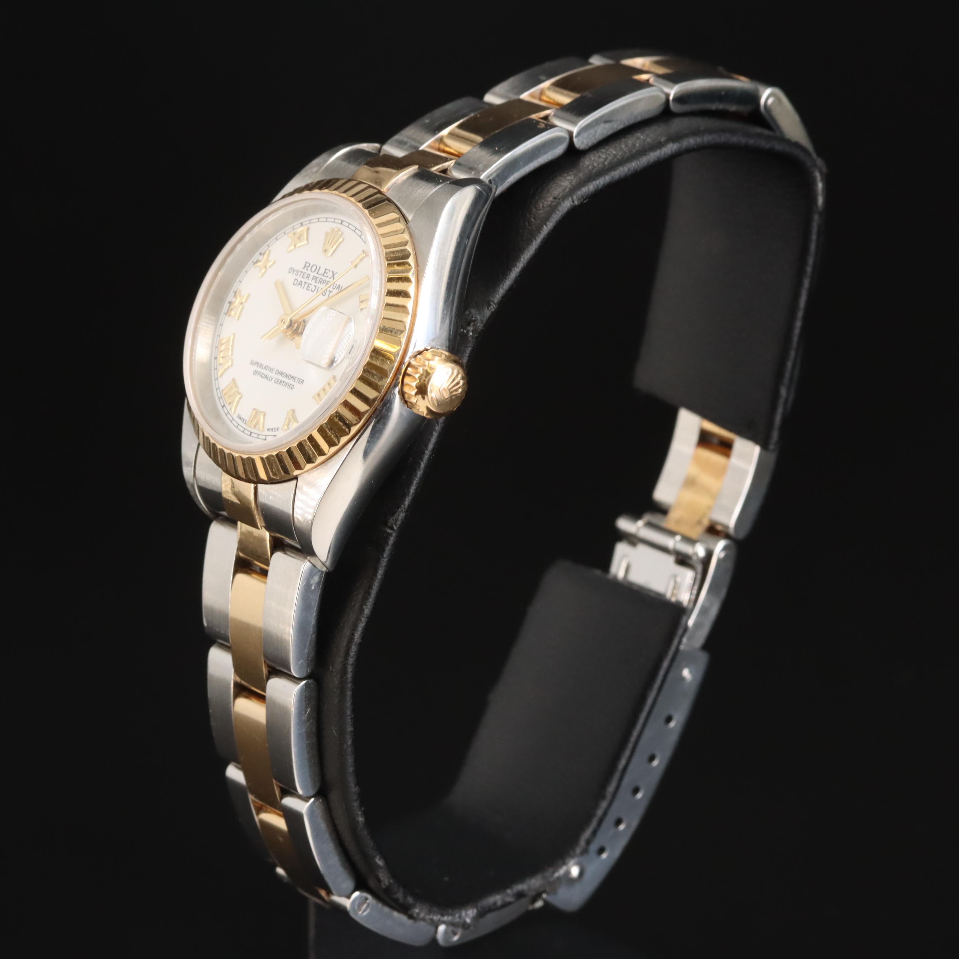 2000 Rolex Oyster Perpetual Datejust 18K and Stainless Steel Watch