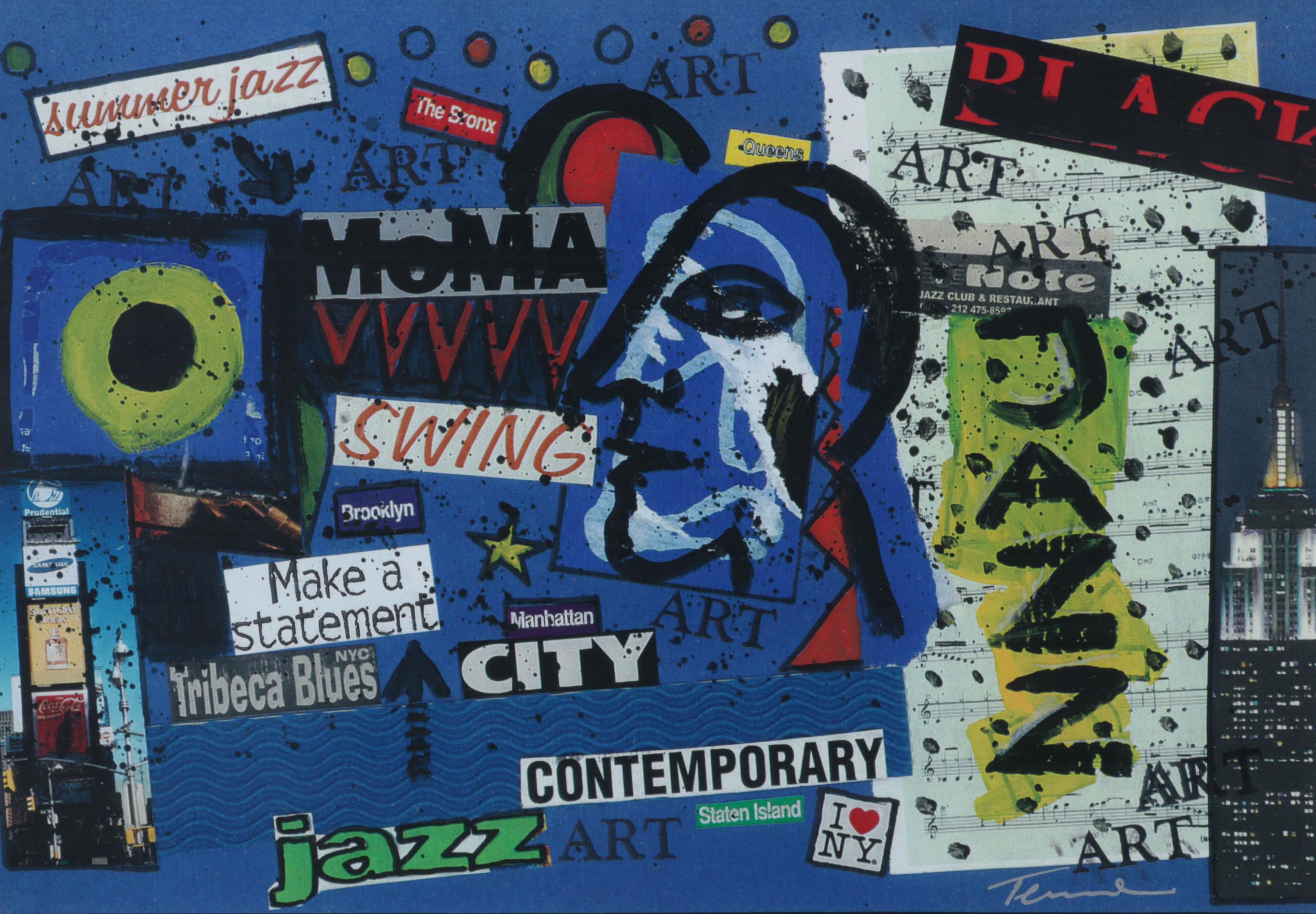 Modernist Collage Giclées, Circa 2000